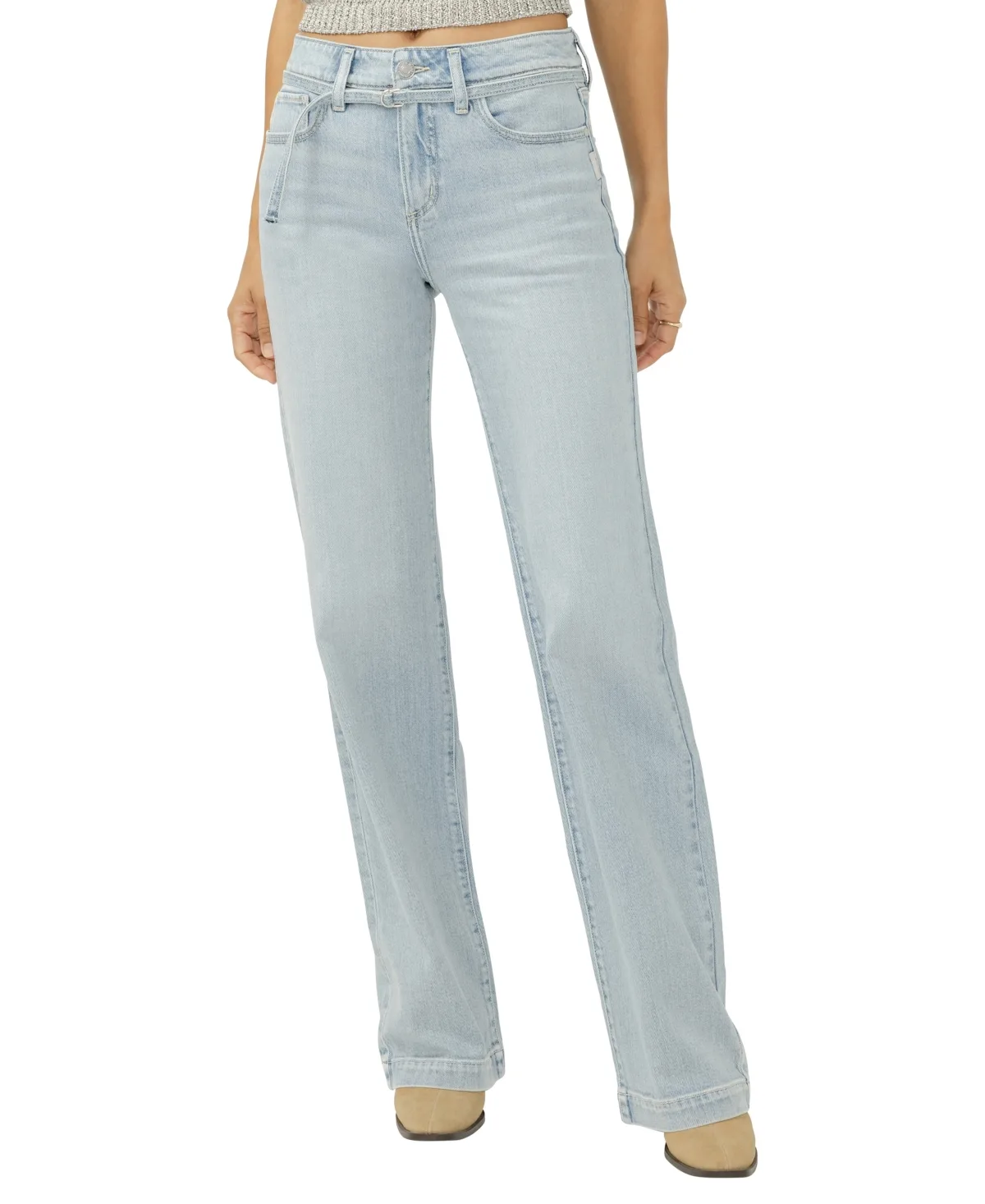 Avery High-Rise Trouser Jeans by Silver Jeans Co.