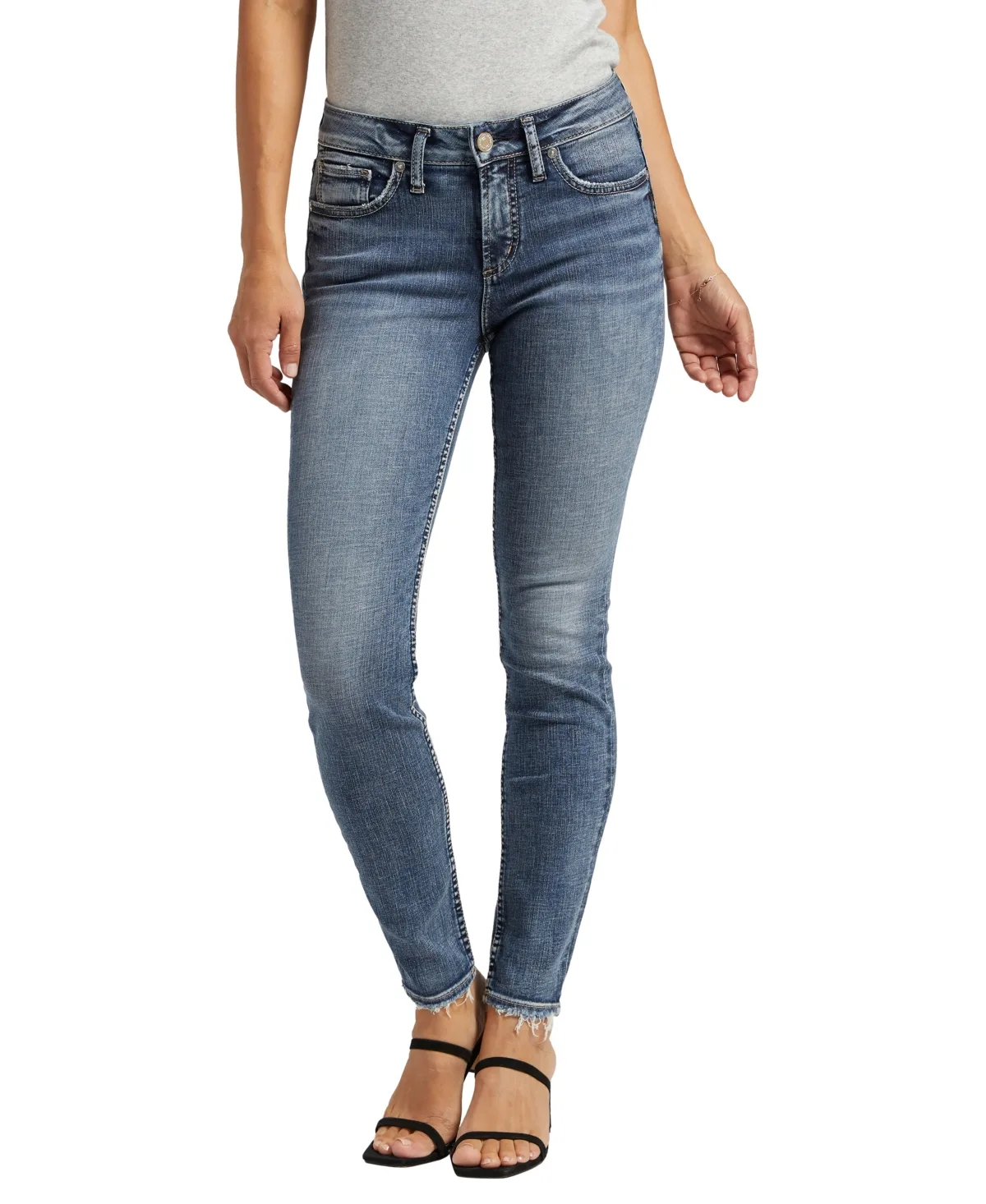 Suki Mid Rise Curvy Fit Slim Skinny Jeans
