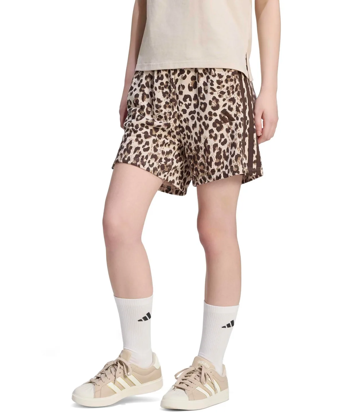 Seasonal Essentials Animal Print Shorts by Adidas