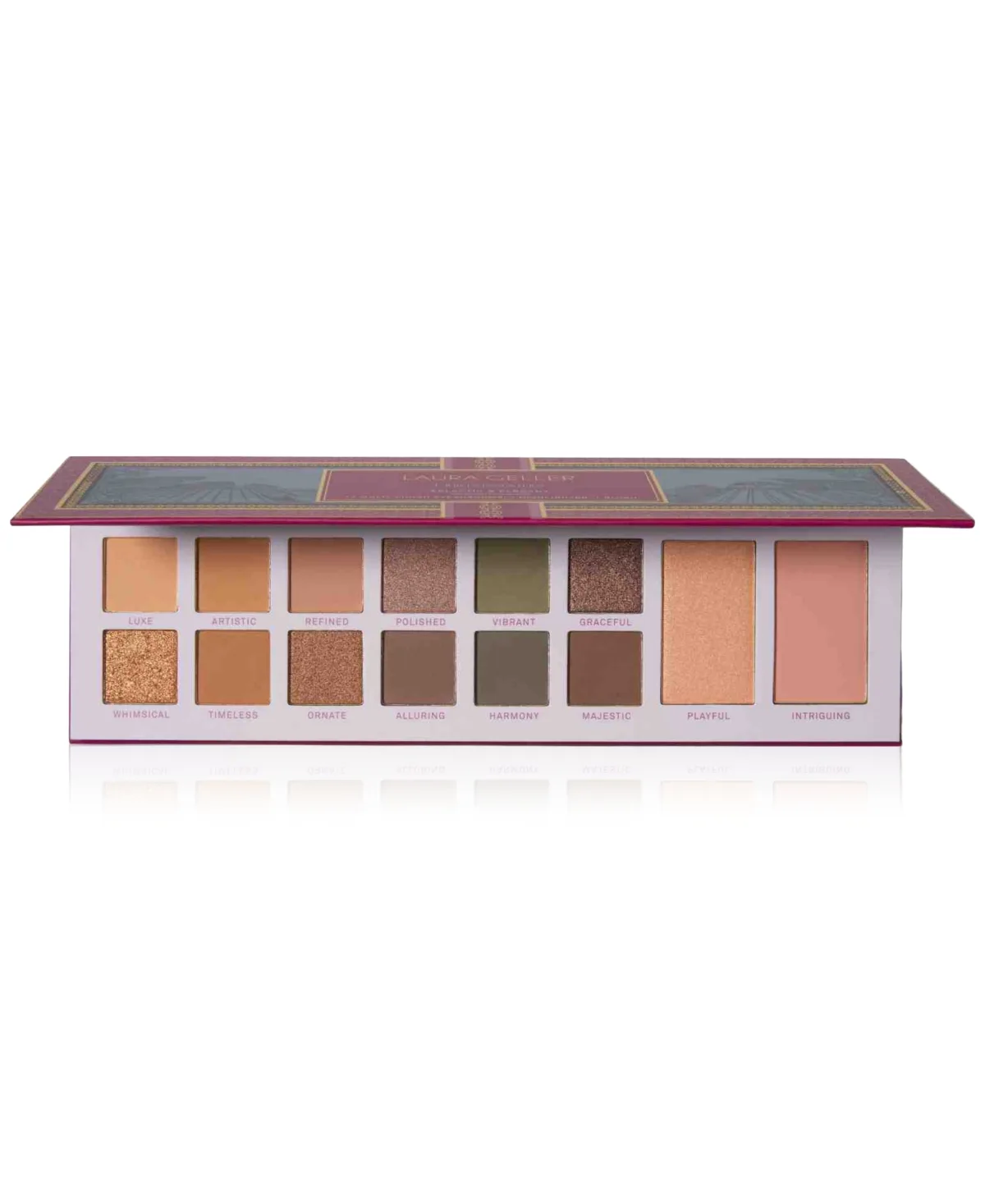 Laura's Essentials Eclectic & Elegant 12 Multi-Finish Eyeshadows, 1 Highlighter, 1 Blush by Laura Geller Beauty