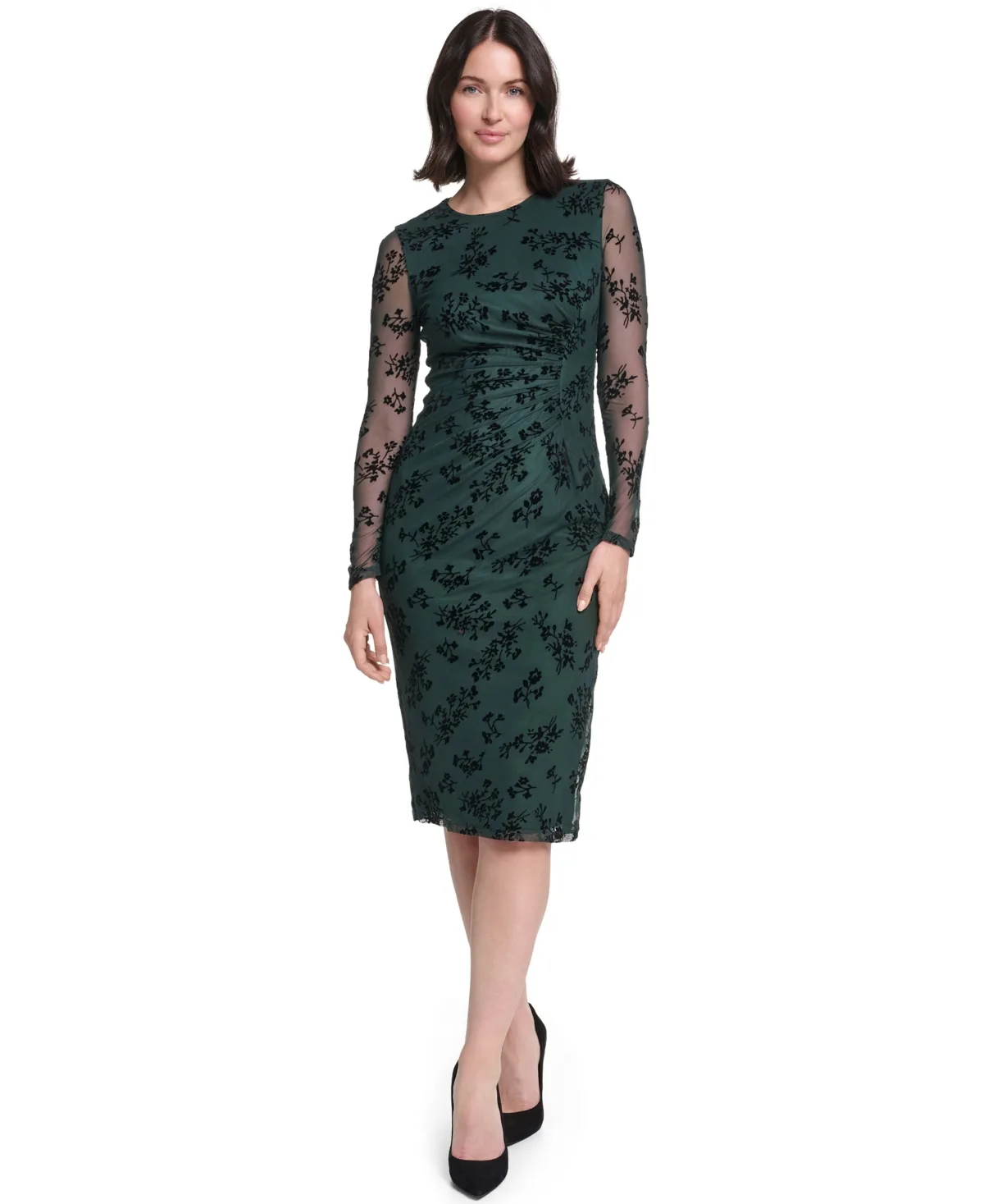 Crew Neck Midi Dress by Jessica Howard