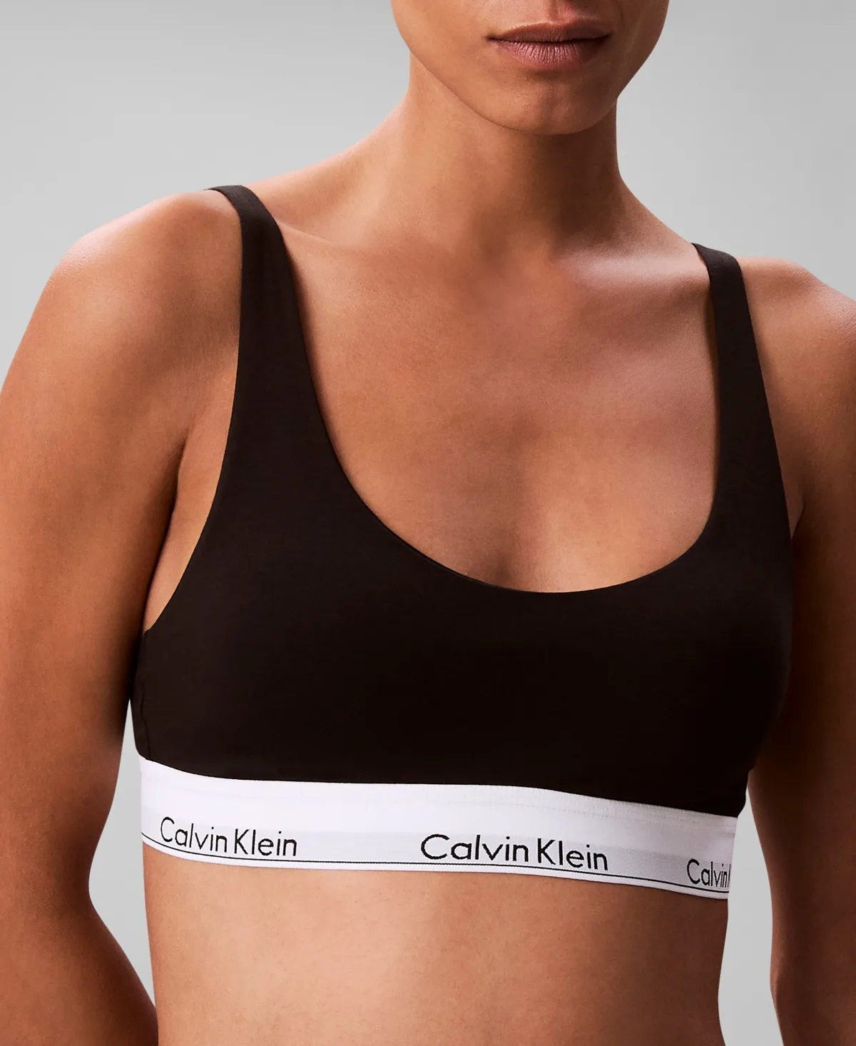 Flexible-Fit Full Coverage Bralette by Calvin Klein