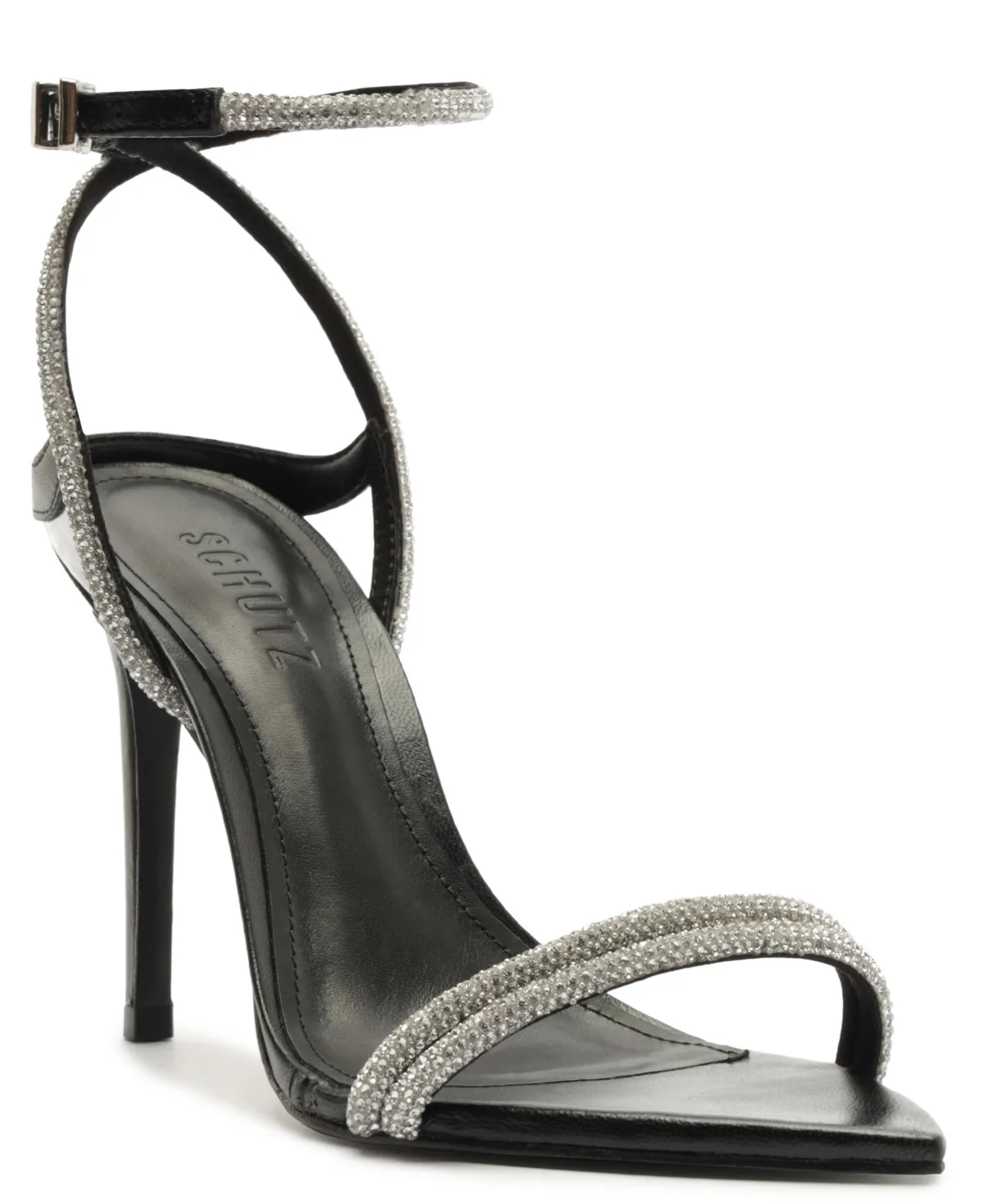 Skye Shine Stiletto Heel Sandals by Schutz