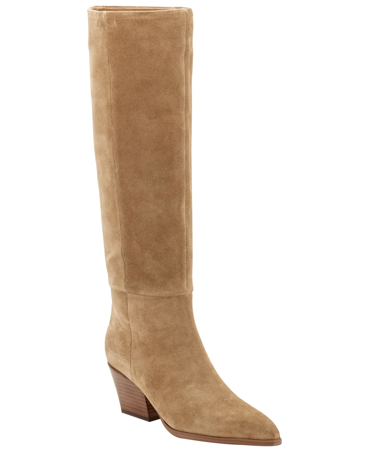Tarrie Tall Pointy Toe Dress Boots in Suede by Marc Fisher Ltd
