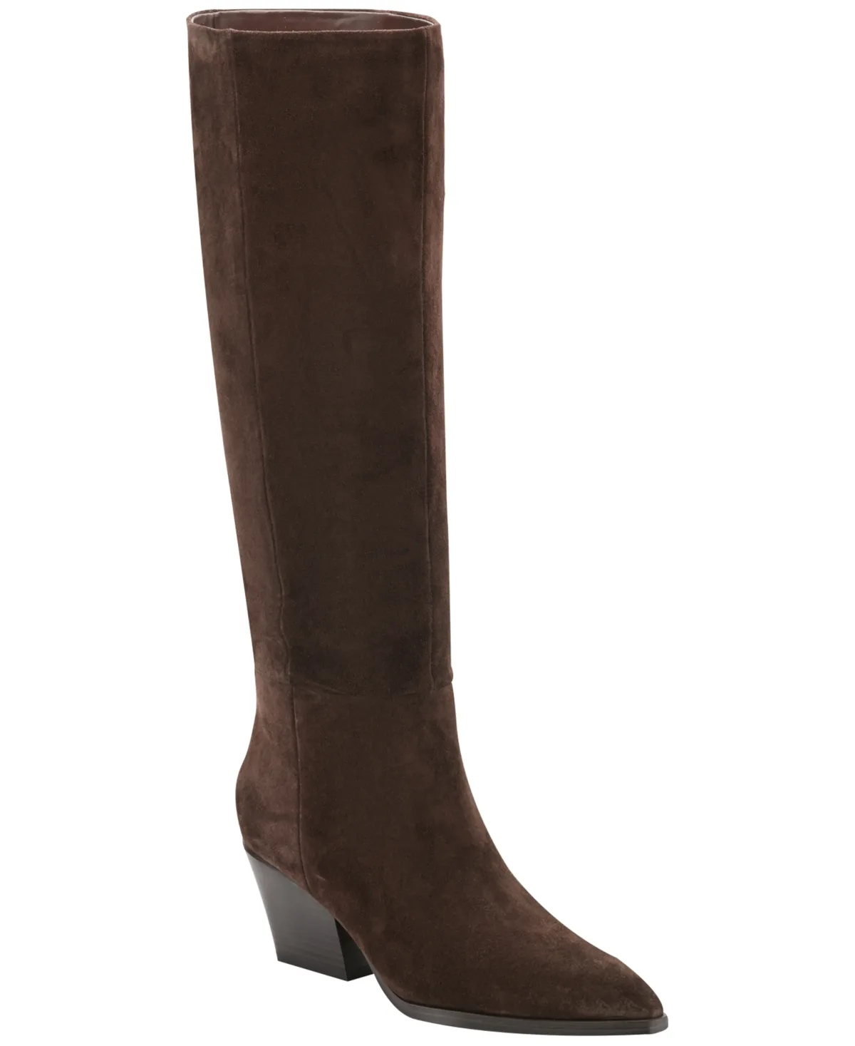 Tarrie Tall Pointy Toe Dress Boots in Suede