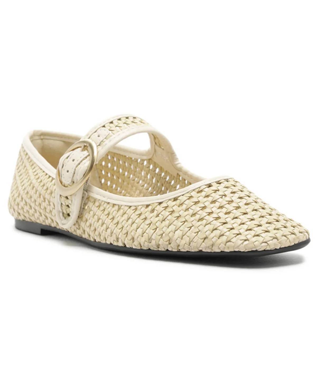 Eve Square Toe Ballet Flats by Arezzo