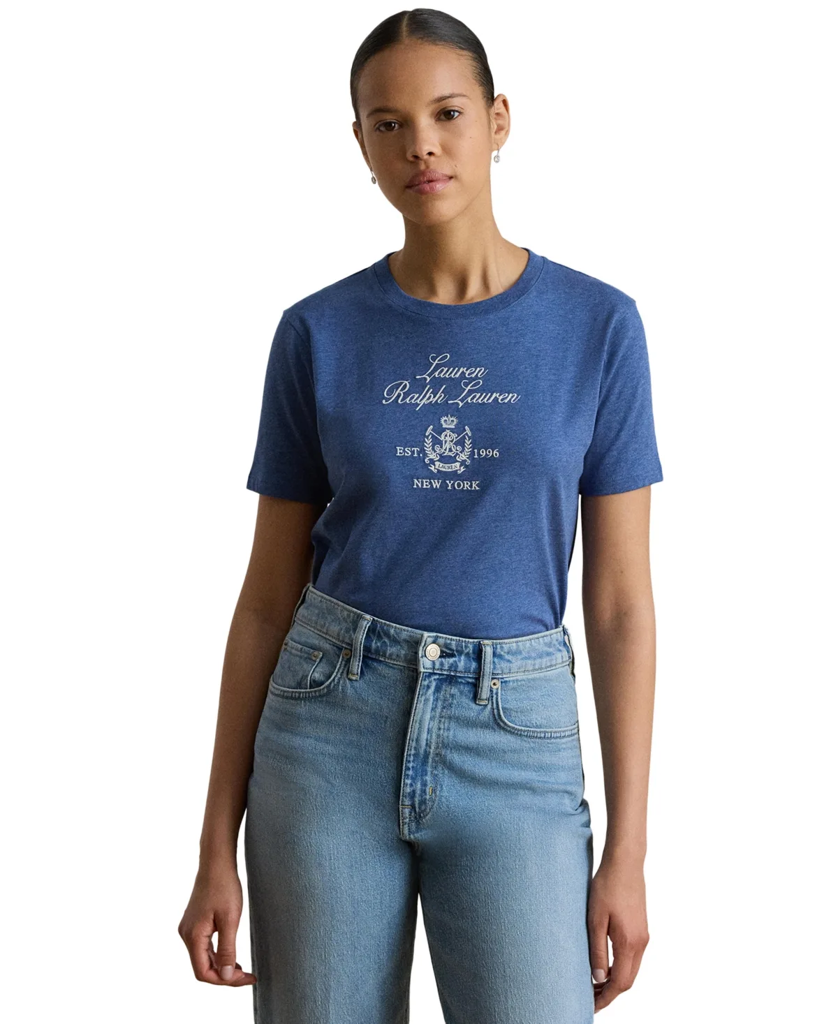 Crewneck Short-Sleeve T-Shirt by Lauren Ralph Lauren