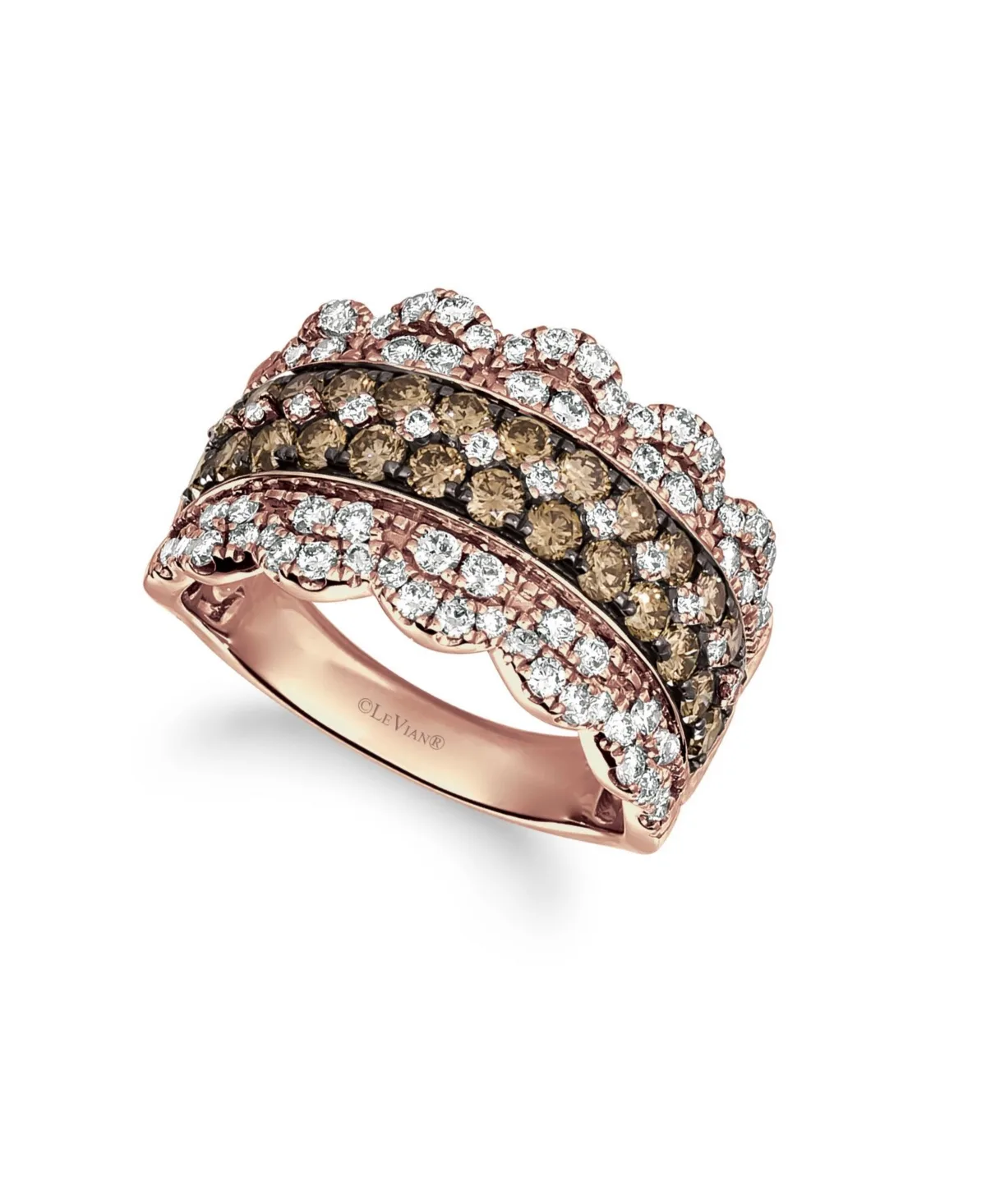 20th Anniversary Diamond Jubilee Crown Ring (2 ct. t.w.) in 14k White Gold, 14k Rose Gold or 14K Yellow Gold by Le Vian