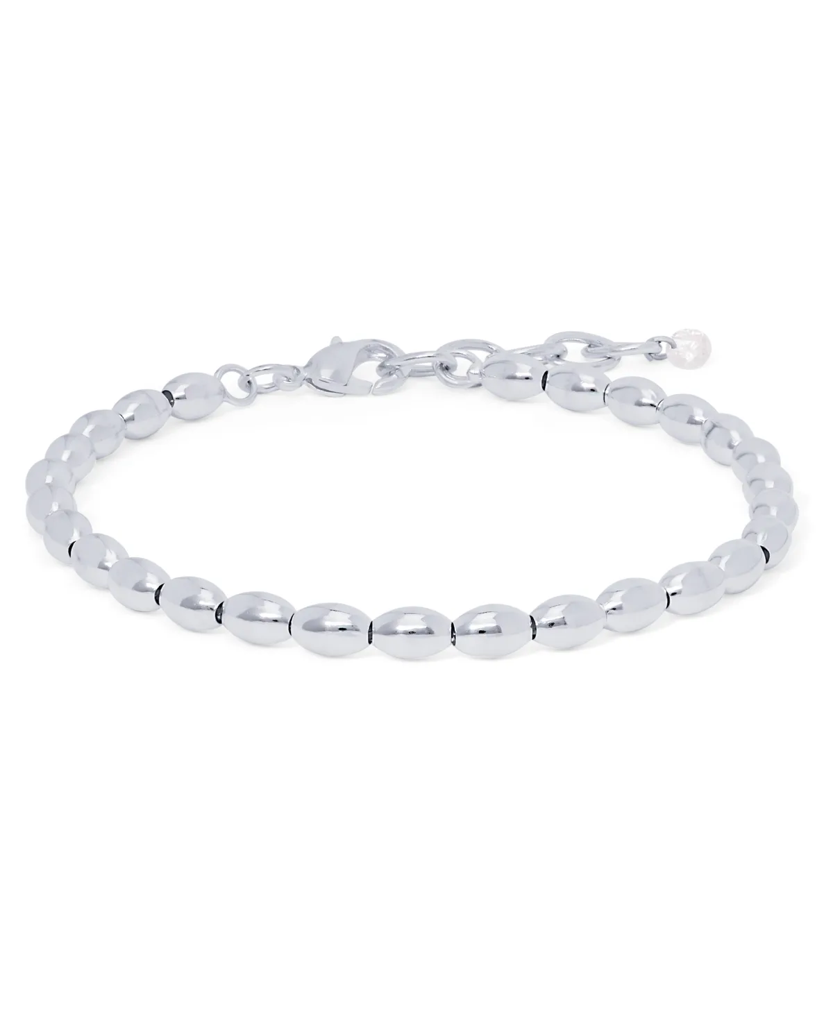 Plated Oval Bead Link Bracelet by Macy's