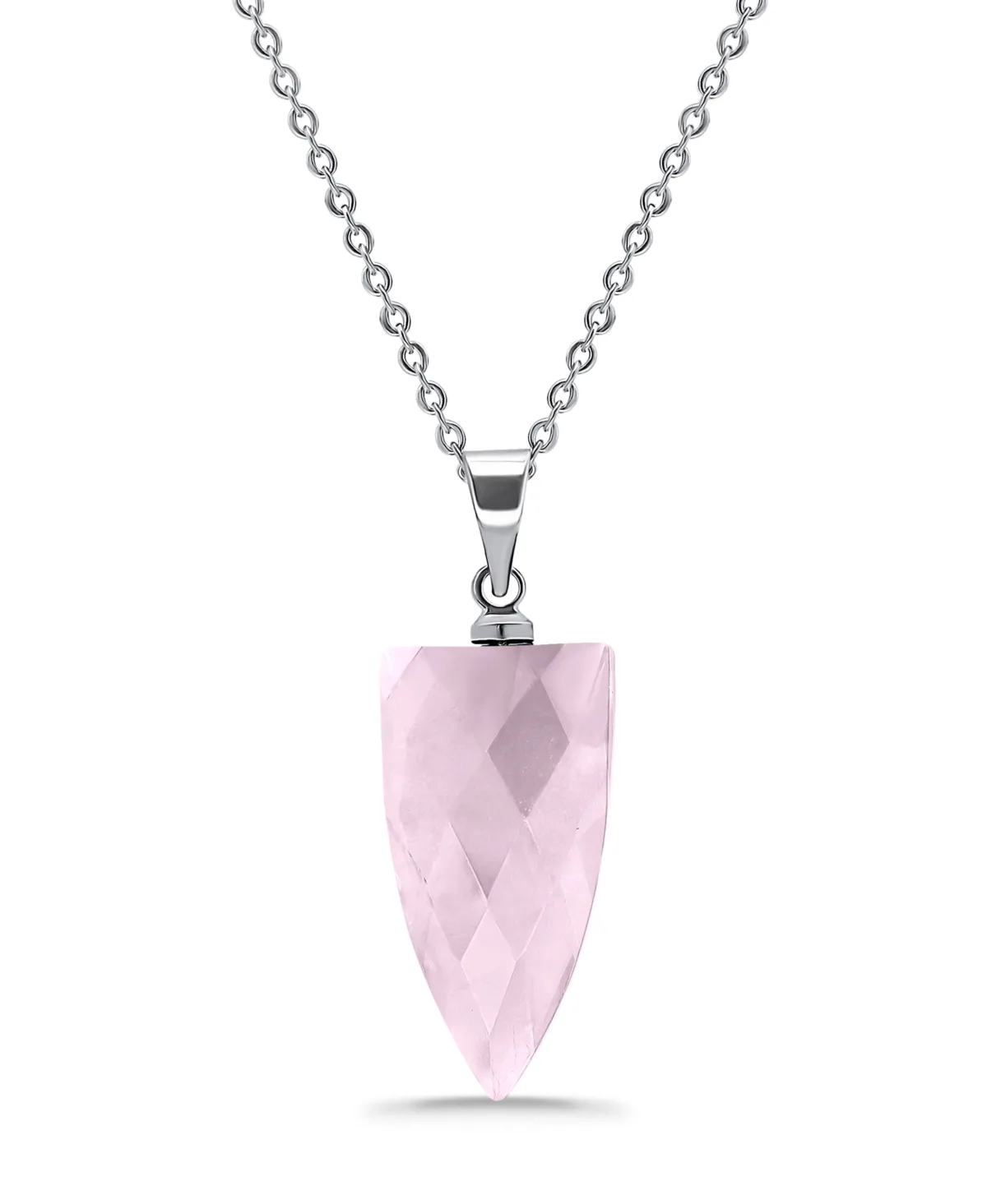 Silver Plated Multi Genuine Stone Pendant Necklace by Macy's