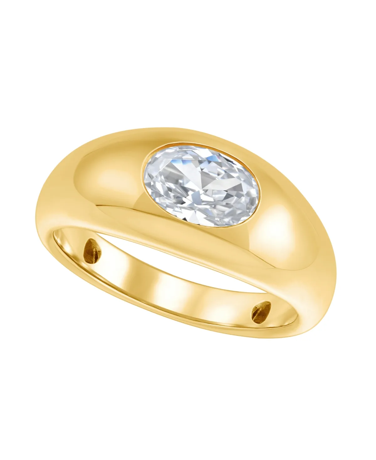 Grown with Love Certified Lab Grown Diamond (1 ct. t.w.) Engagement Ring in 14k White or Yellow Gold by Macy's