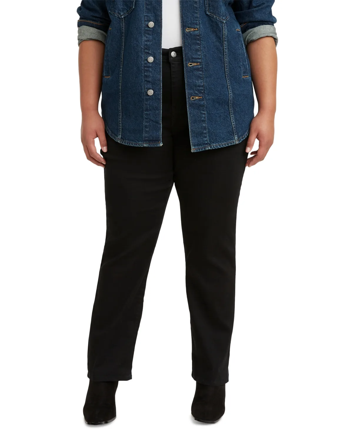 724 High-Rise Straight-Leg Jeans by Levi's