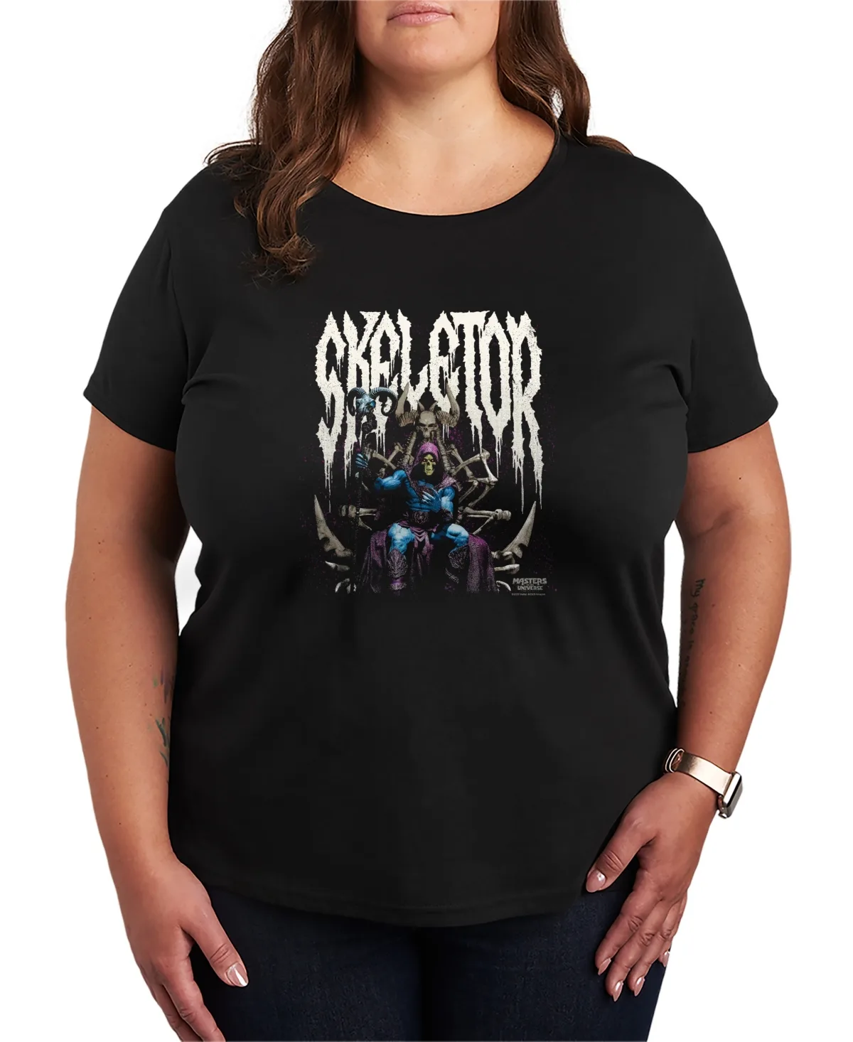 Masters of the Universe Skeletor Throne Short-Sleeve Graphic T-Shirt by Hybrid Apparel