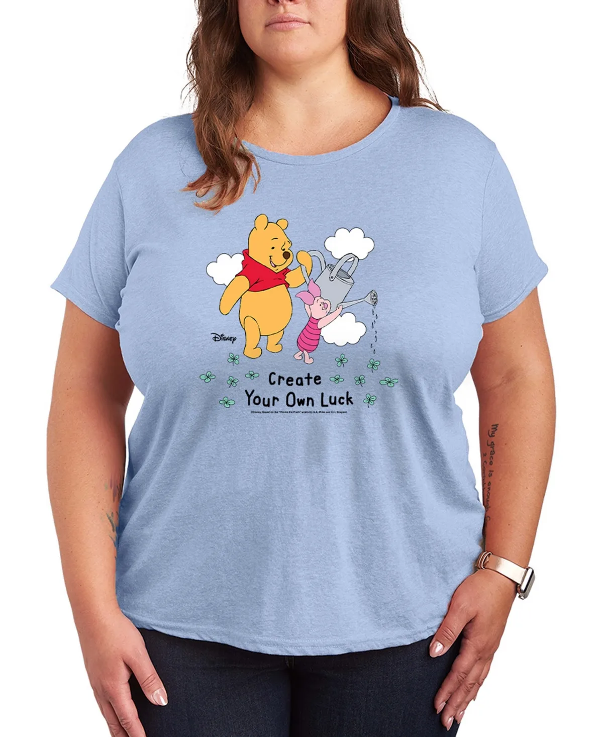 Disney Winnie the Pooh Short-Sleeve Graphic T-Shirt by Hybrid Apparel