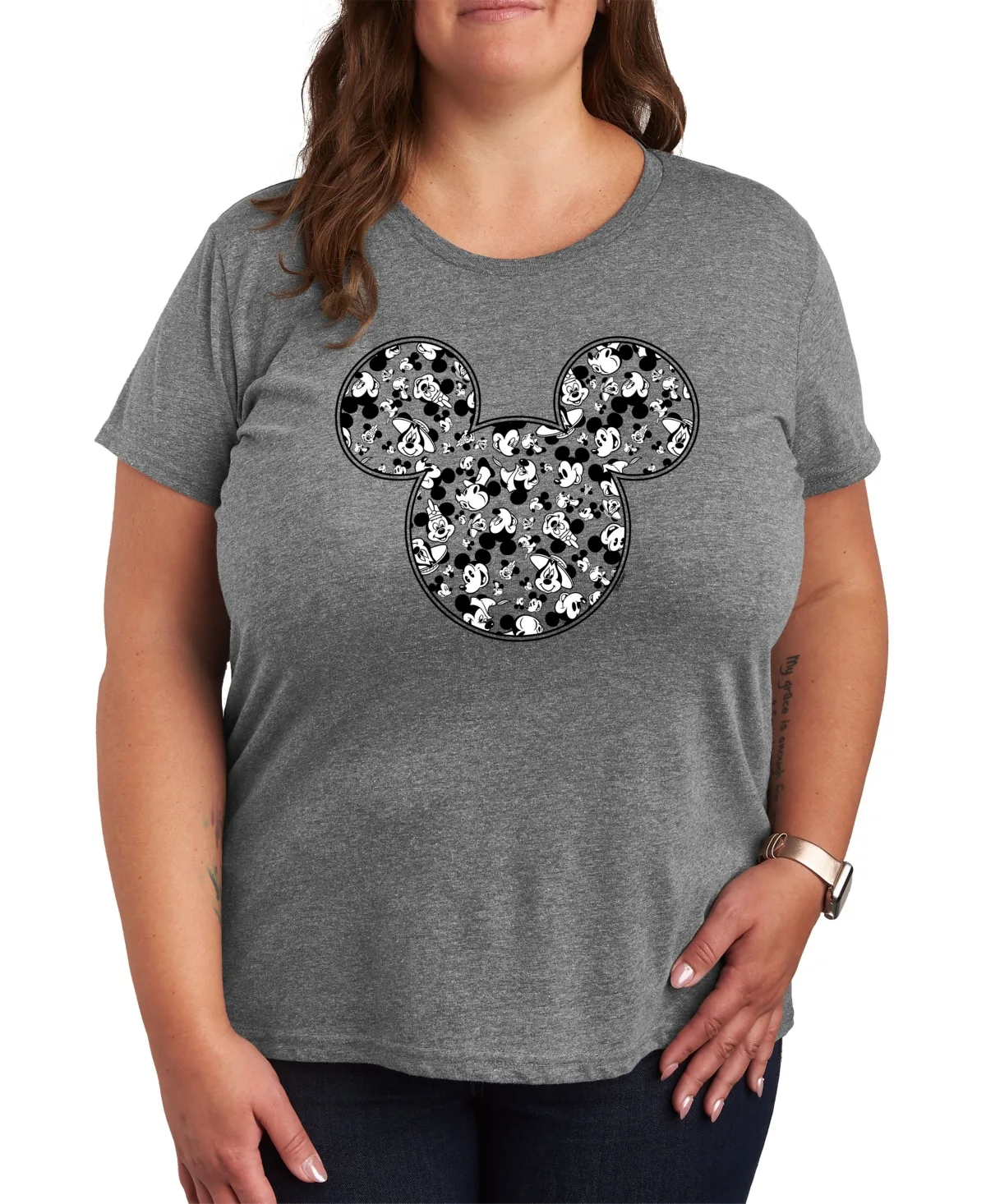 Trendy Mickey Graphic T-Shirt by Hybrid Apparel