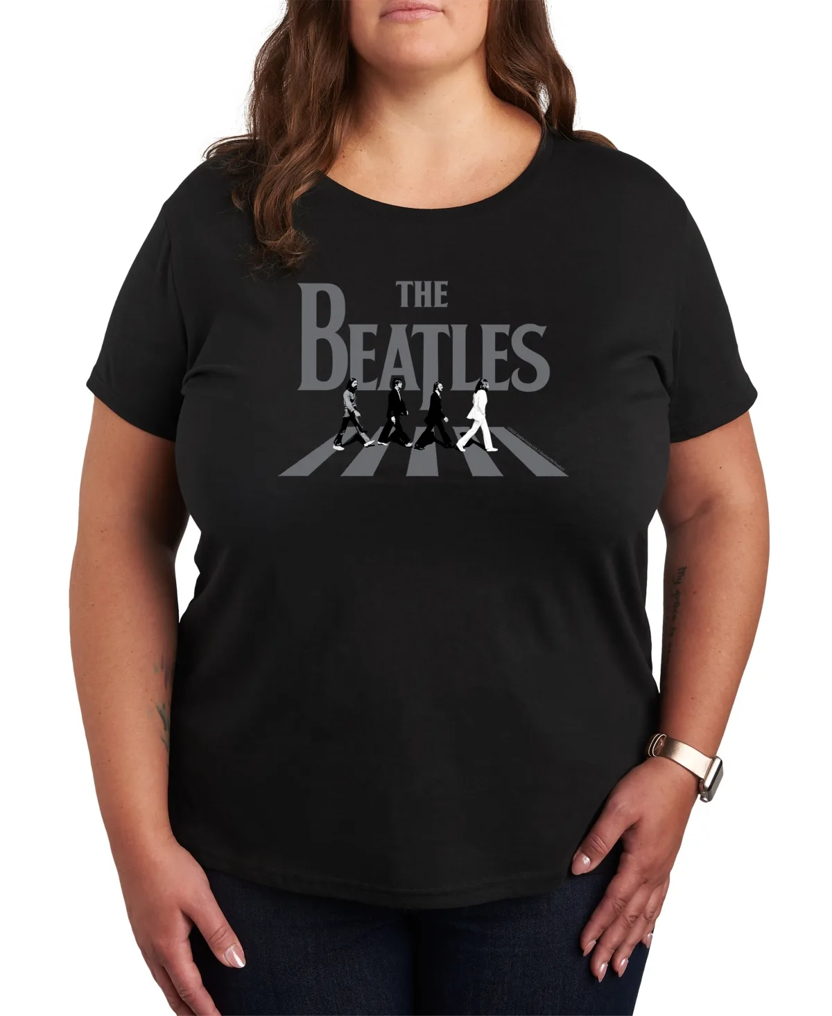The Beatles Graphic Pullover T-Shirt by Hybrid Apparel