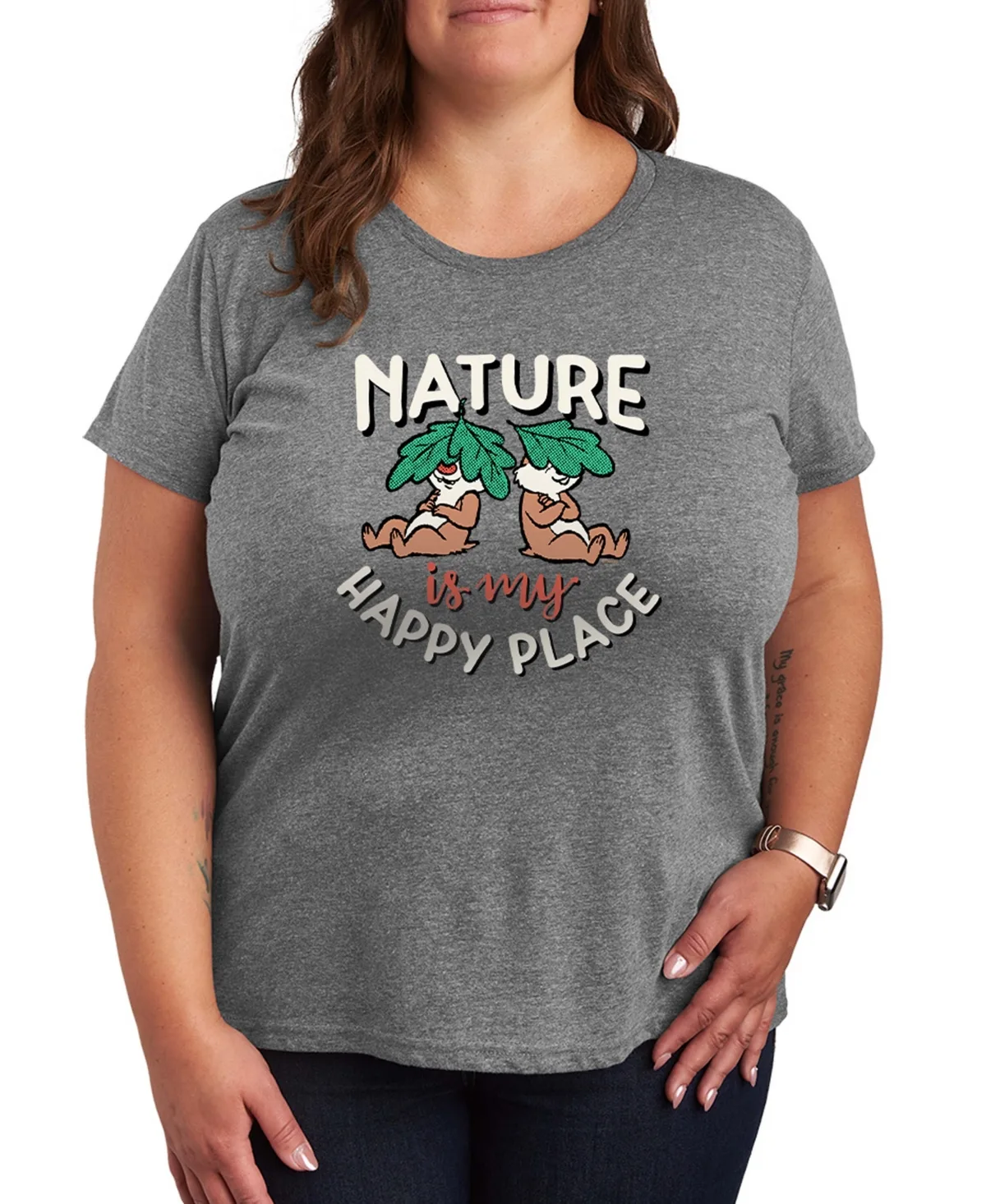 Disney Nature My Happy Place Short-Sleeve Graphic T-Shirt by Hybrid Apparel