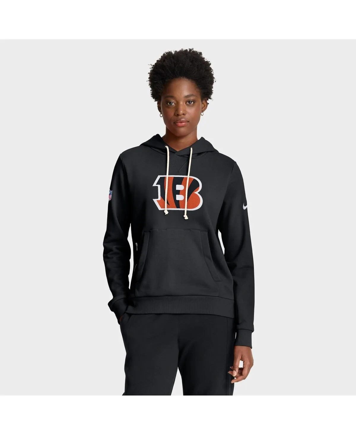 Cincinnati Bengals Sideline Standard Issue Initial Home Dri-Fit Hoodie