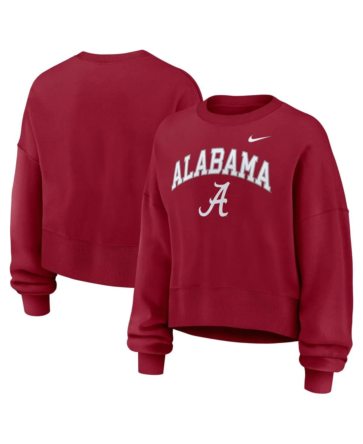 Alabama Crimson Tide Oversized Phoenix Arch Pullover Sweatshirt by Nike