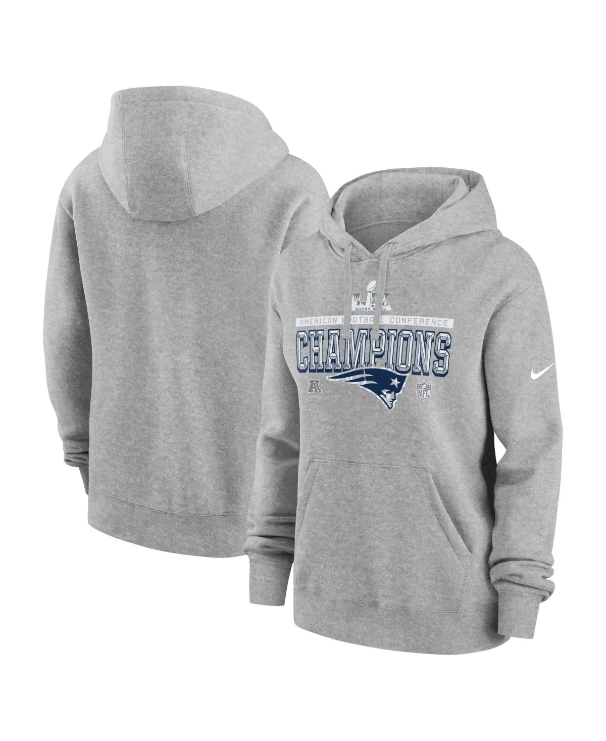 New England Patriots 2026 AFC Conference Champs Locker Room Trophy Collection Hoodie by Nike