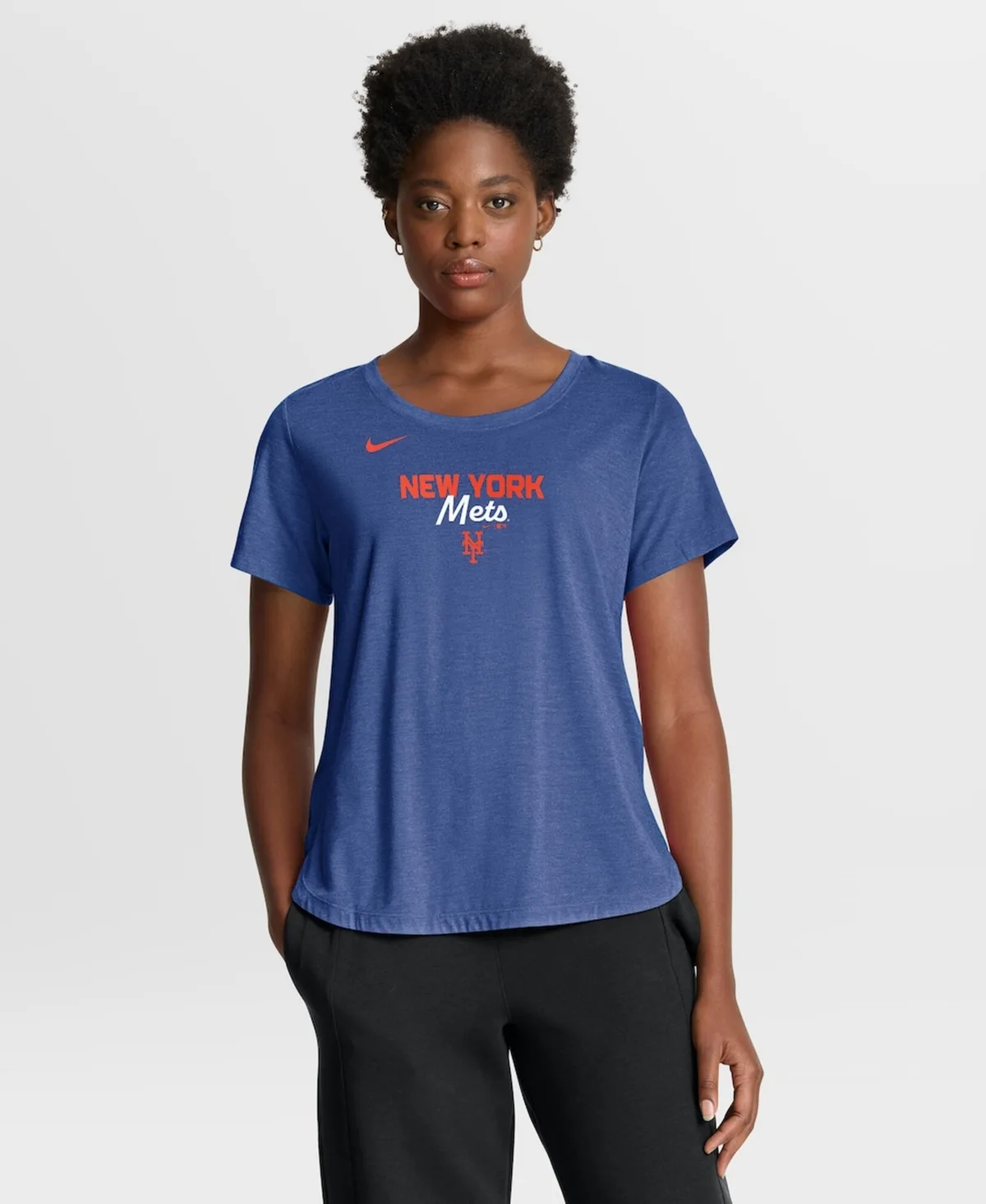 New York Mets Arched Tri-Blend T-Shirt