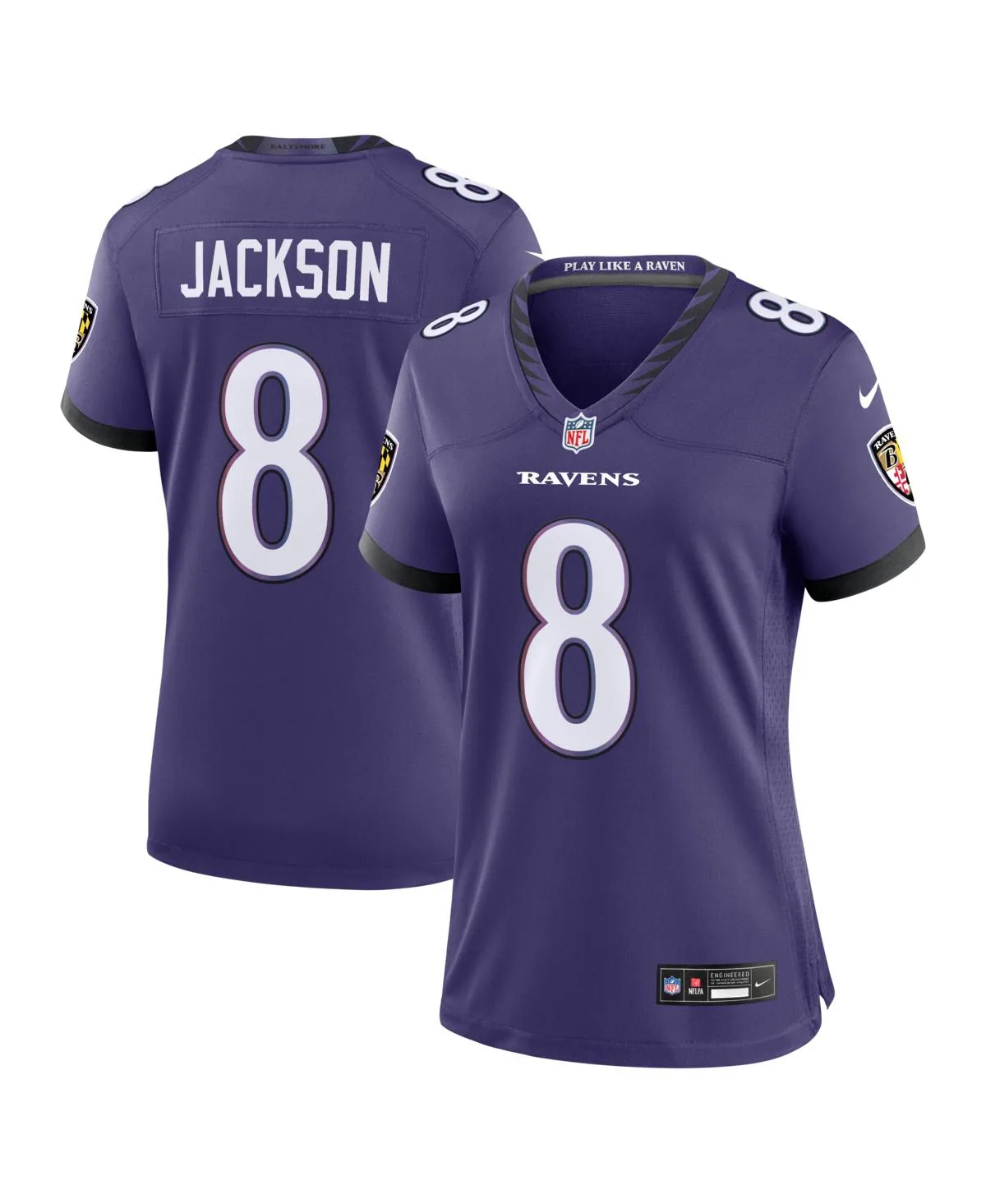 Lamar Jackson Baltimore Ravens Team Game Jersey by Nike
