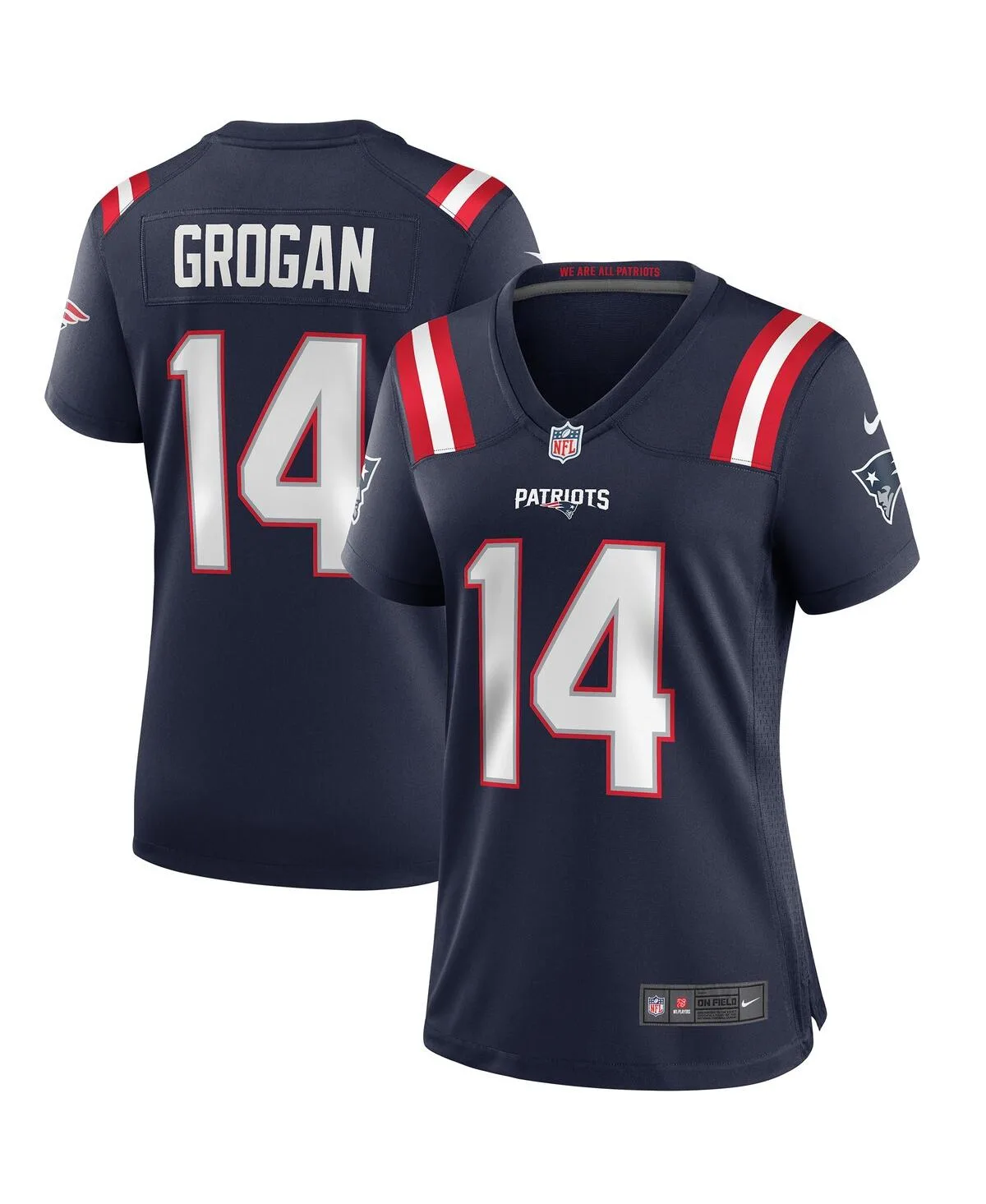 Steve Grogan New England Patriots Game Retired Player Jersey by Nike
