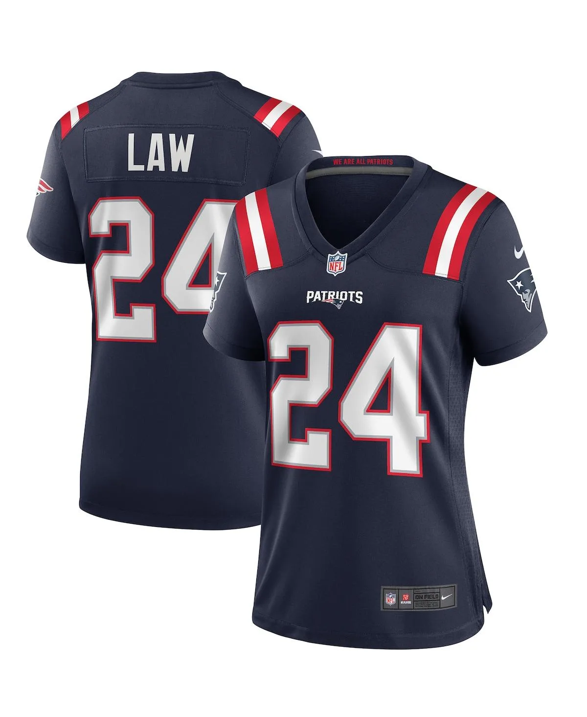 Ty Law New England Patriots Game Retired Player Jersey by Nike