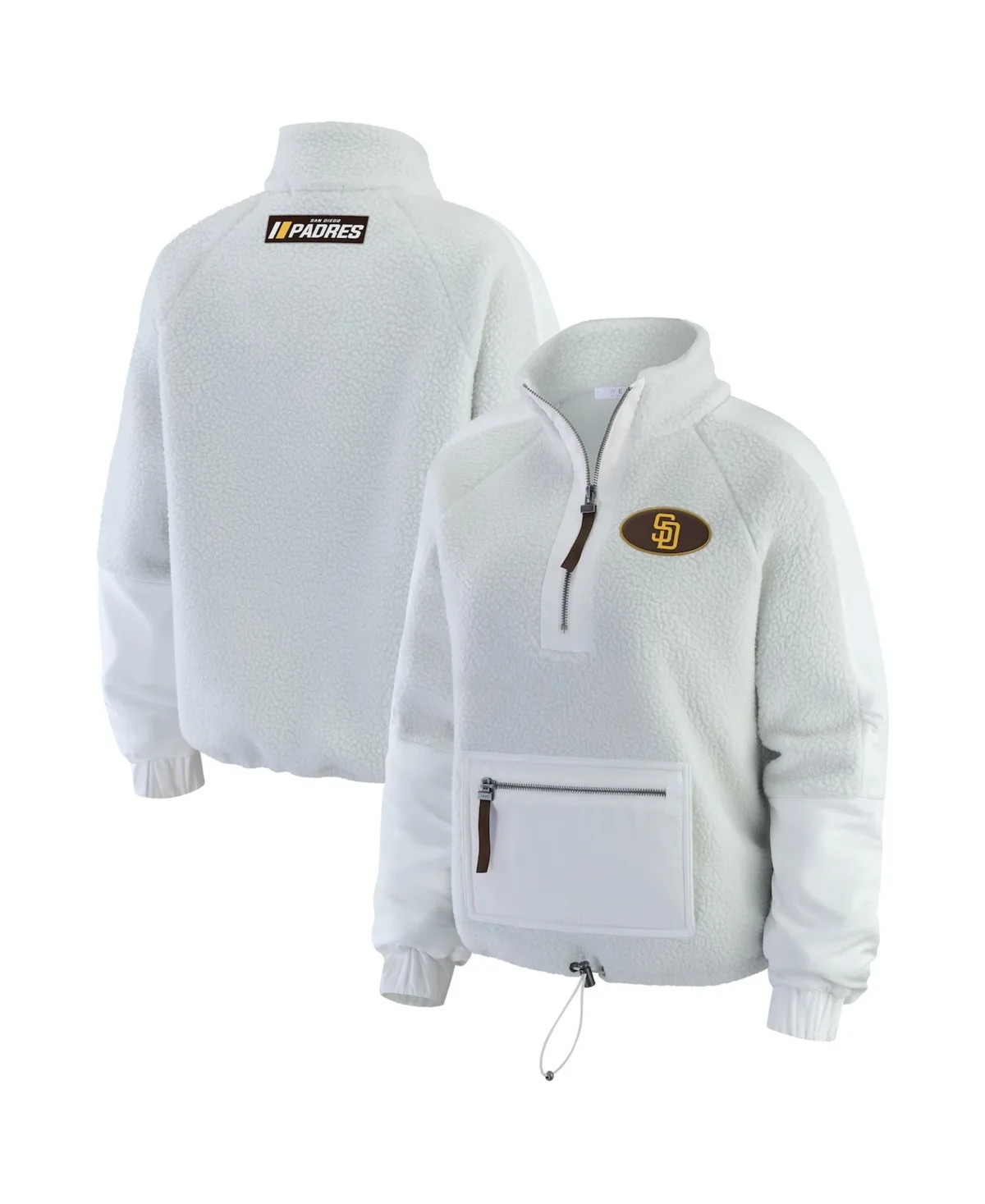 San Diego Padres Polar Fleece Quarter-Zip Jacket by Wear By Erin Andrews