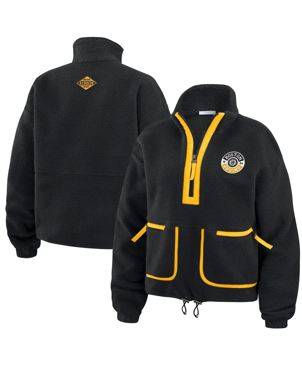Boston Bruins Polar Fleece Half-Zip Jacket by Wear By Erin Andrews