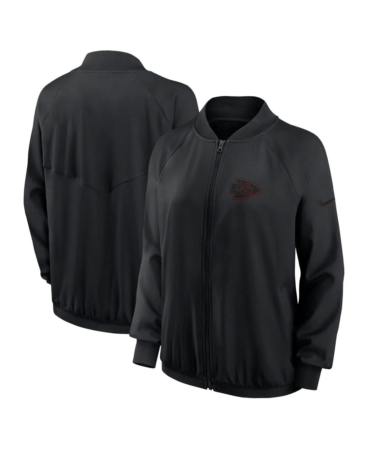 Kansas City Chiefs Raglan Full-Zip Jacket by Nike