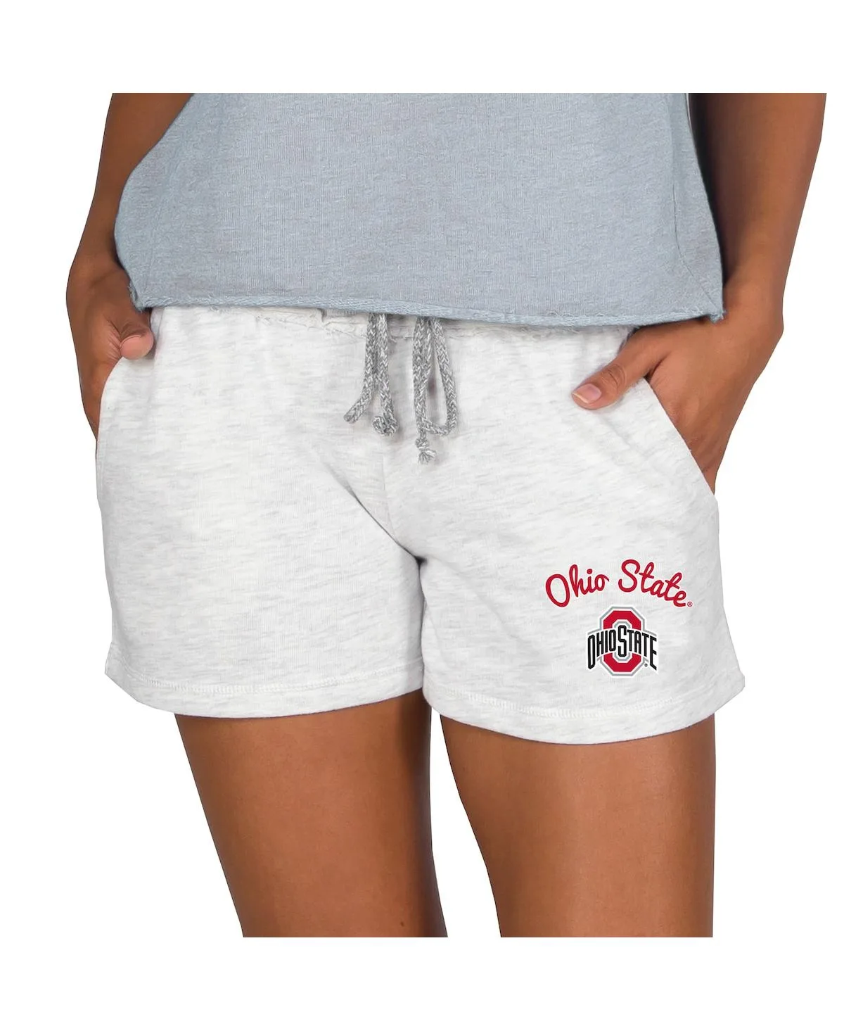 Ohio State Buckeyes Mainstream French Terry Tri-Blend Shorts by Concepts Sport