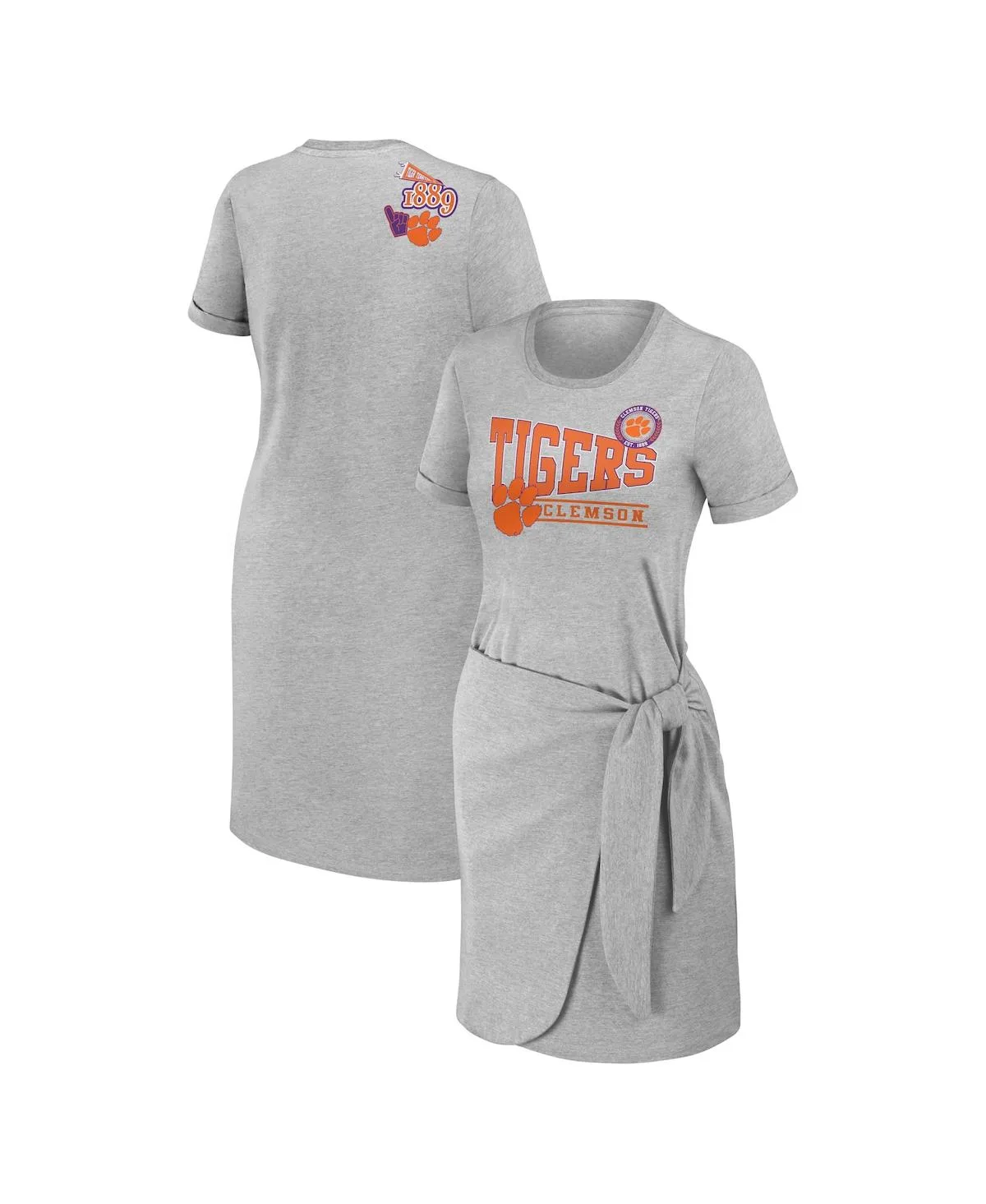 Clemson Tigers Knotted T-Shirt Dress by Wear By Erin Andrews