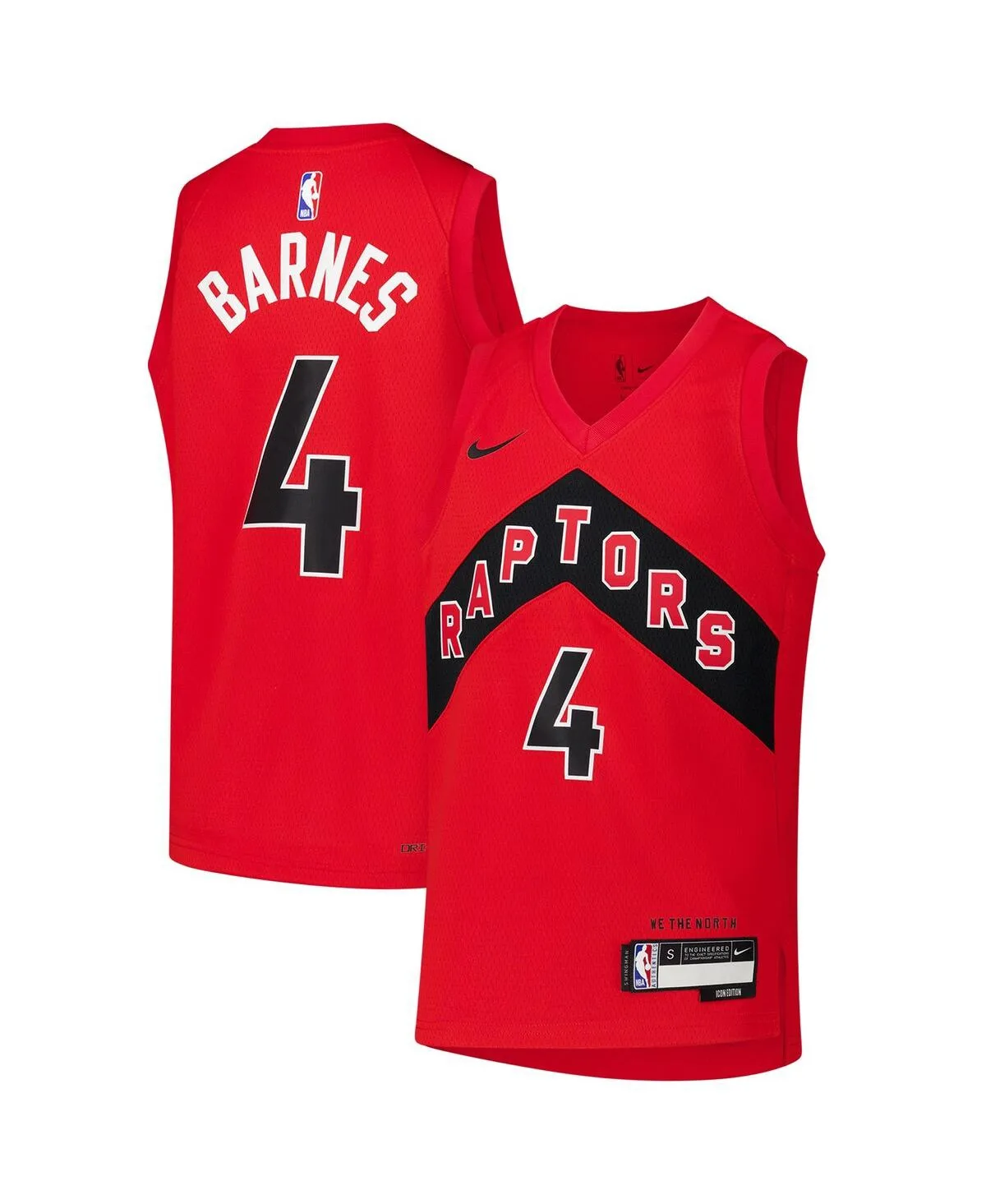 Scottie Barnes Toronto Raptors Swingman Icon Edition Jersey by Nike