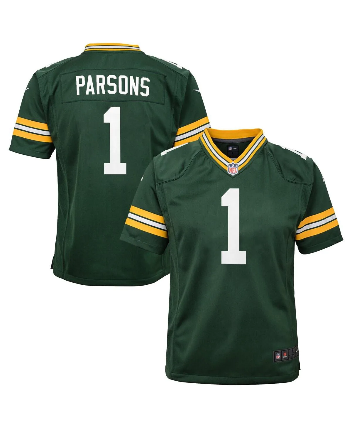 Micah Parsons Green Bay Packers Game Player Jersey by Nike