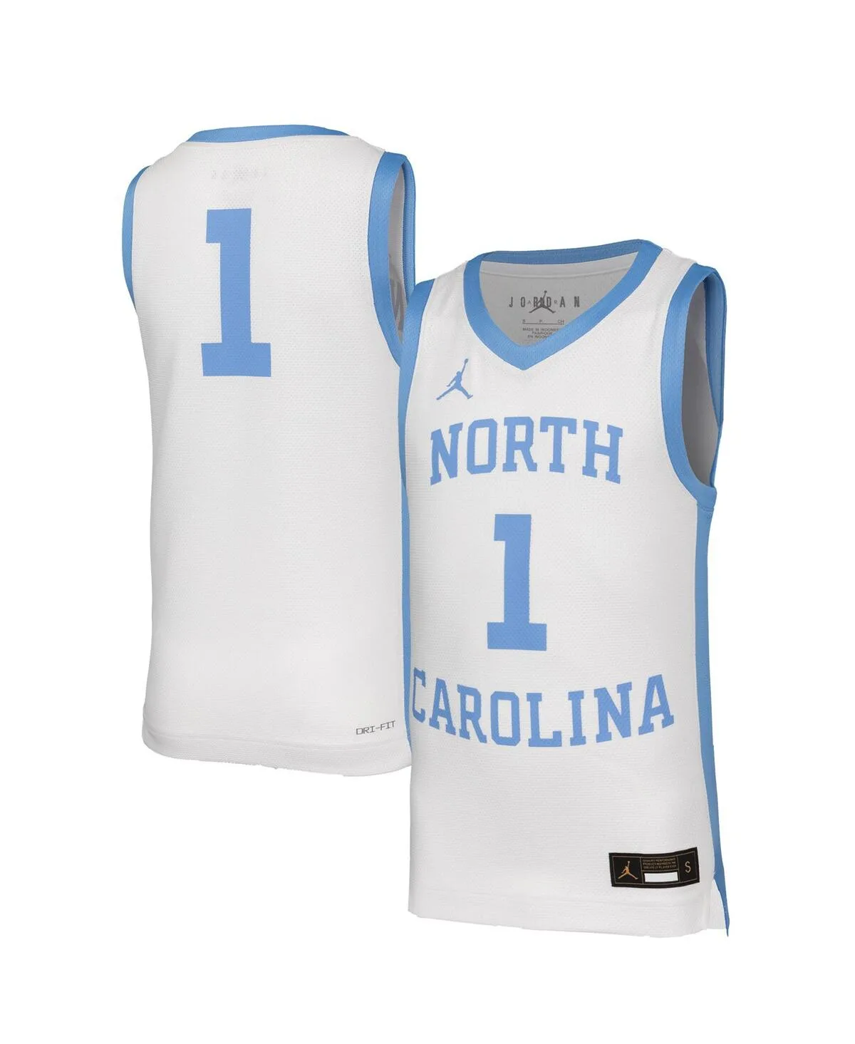 1 North Carolina Tar Heels Retro Replica Basketball Jersey by Nike