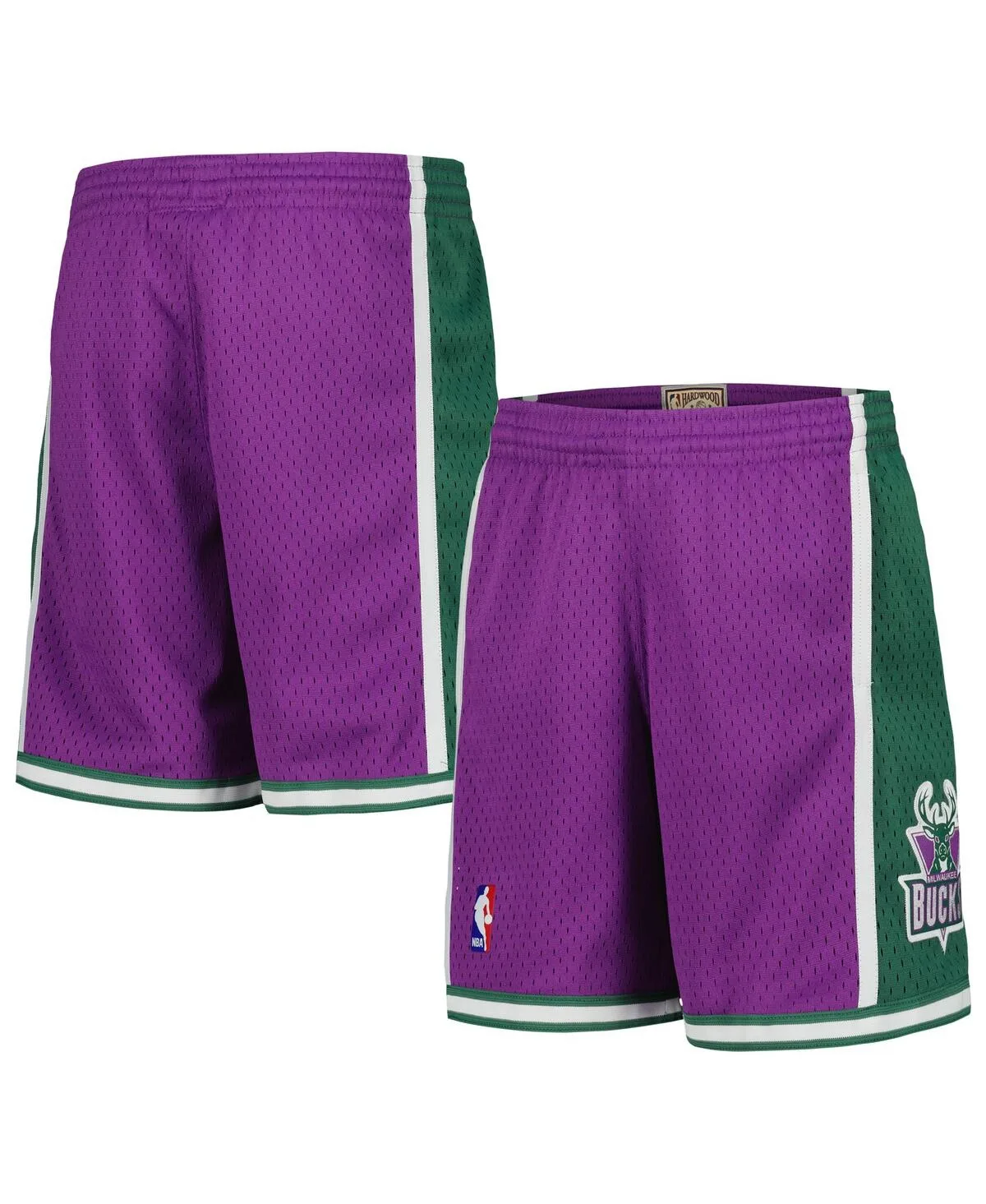 Milwaukee Bucks Hardwood Classics Swingman Shorts by Mitchell & Ness