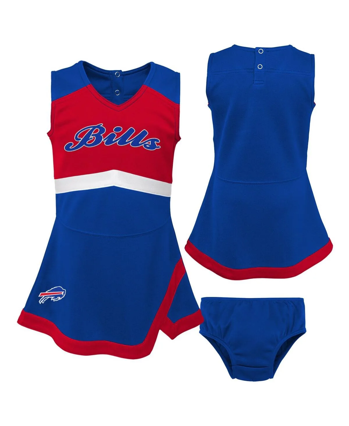 Buffalo Bills Cheer Captain Dress with Bloomers by Outerstuff