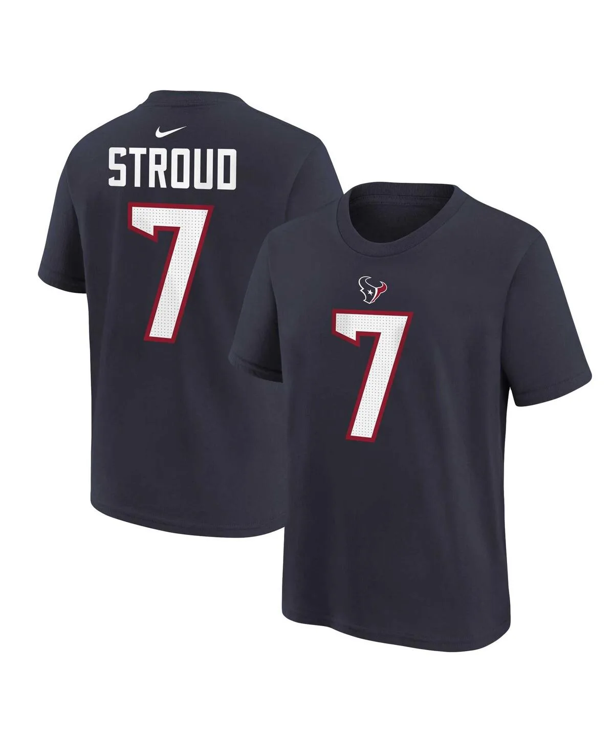 C.J. Stroud Houston Texans Player Name and Number T-Shirt by Nike