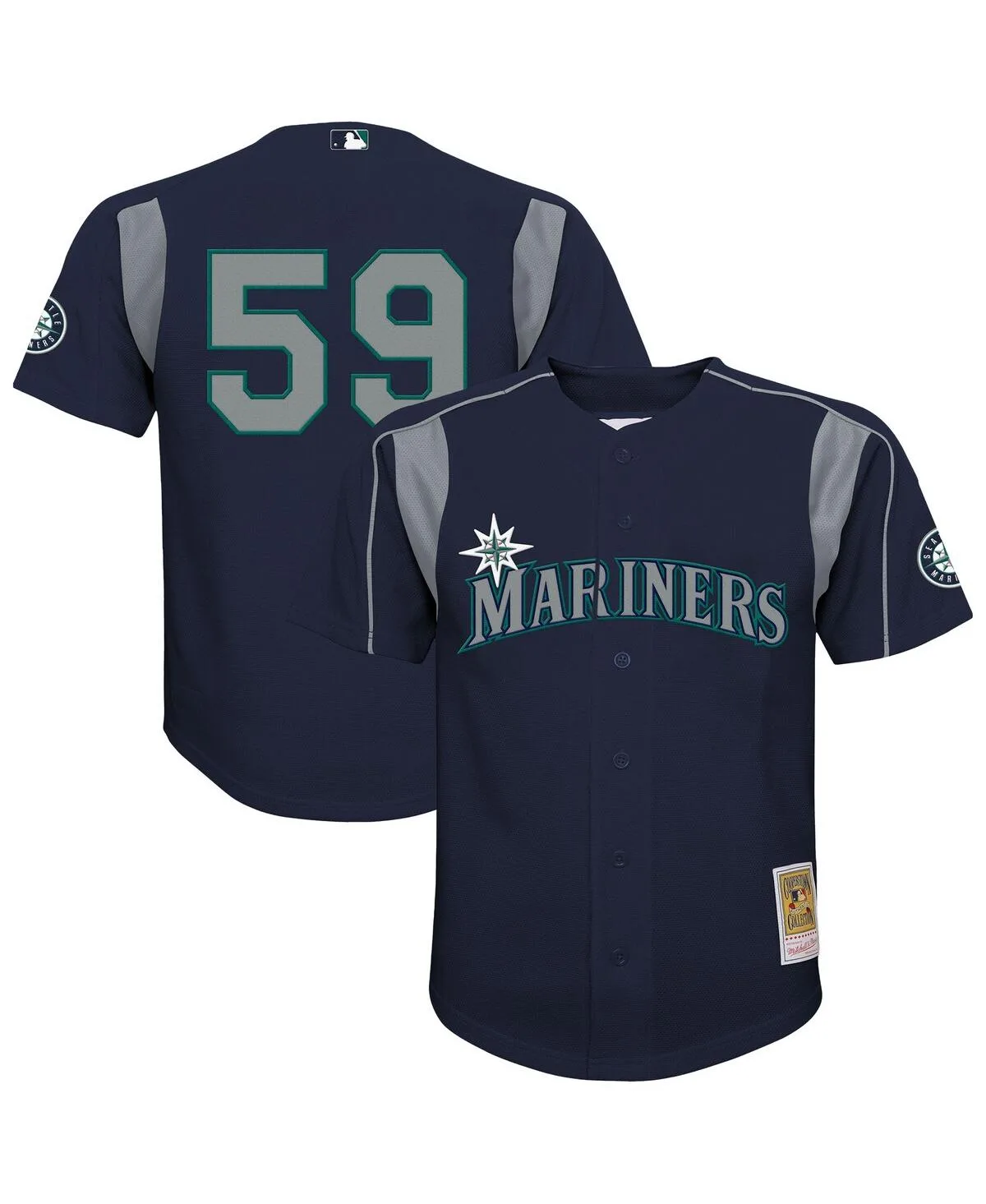 Felix Hernandez Seattle Mariners Cooperstown Collection Batting Practice Jersey by Mitchell & Ness