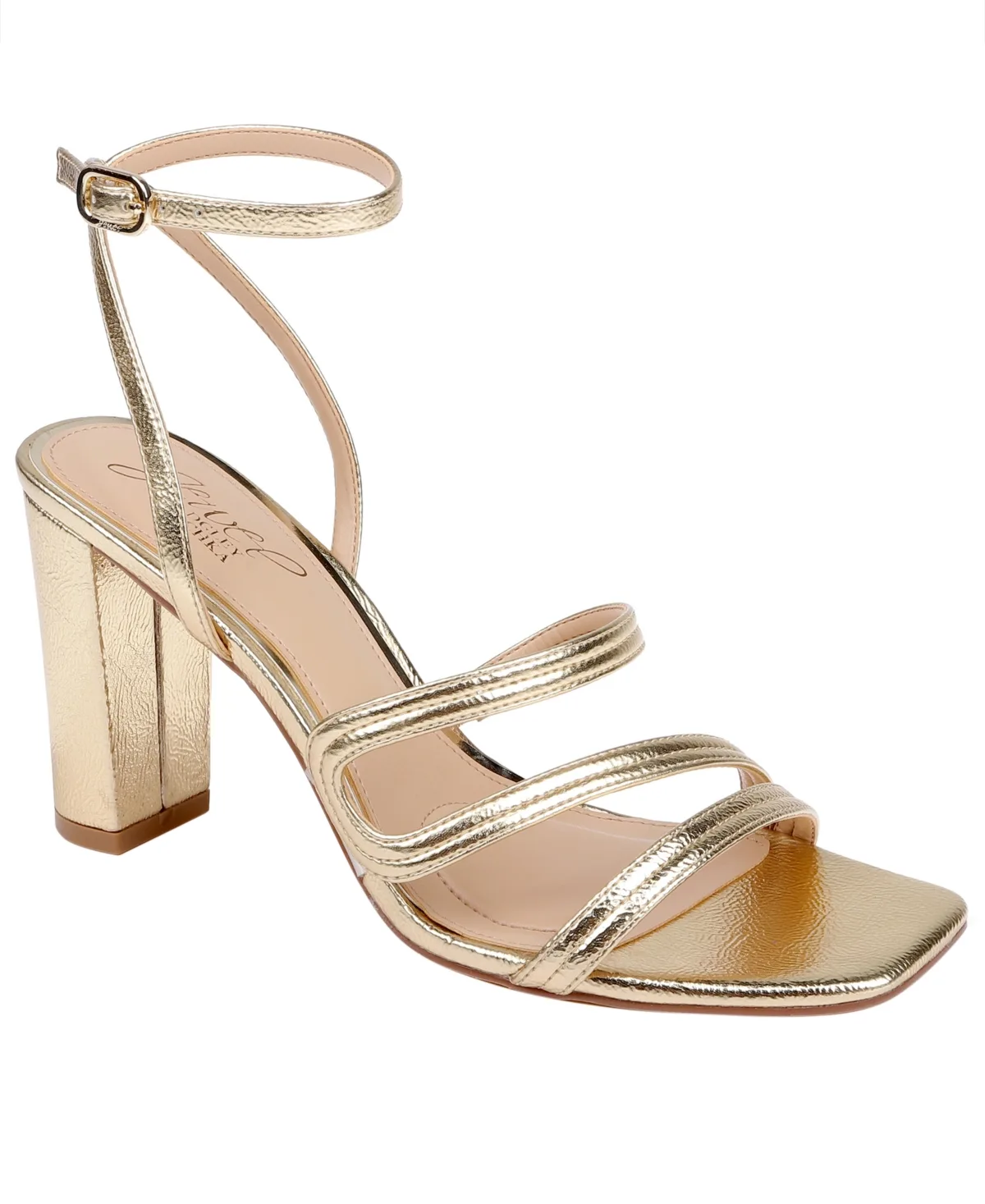 Zedina Square Toe Dress Sandals by Jewel Badgley Mischka