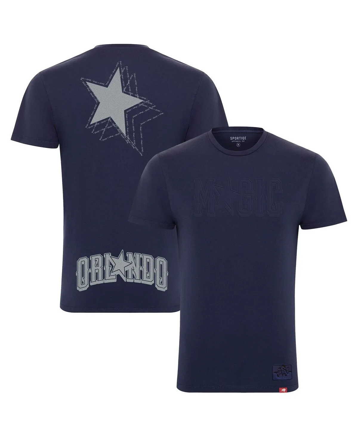 Sportiqe Heather Navy Orlando Magic x Jefre 2023/24 City Edition Bingham T-Shirt by Sportiqe