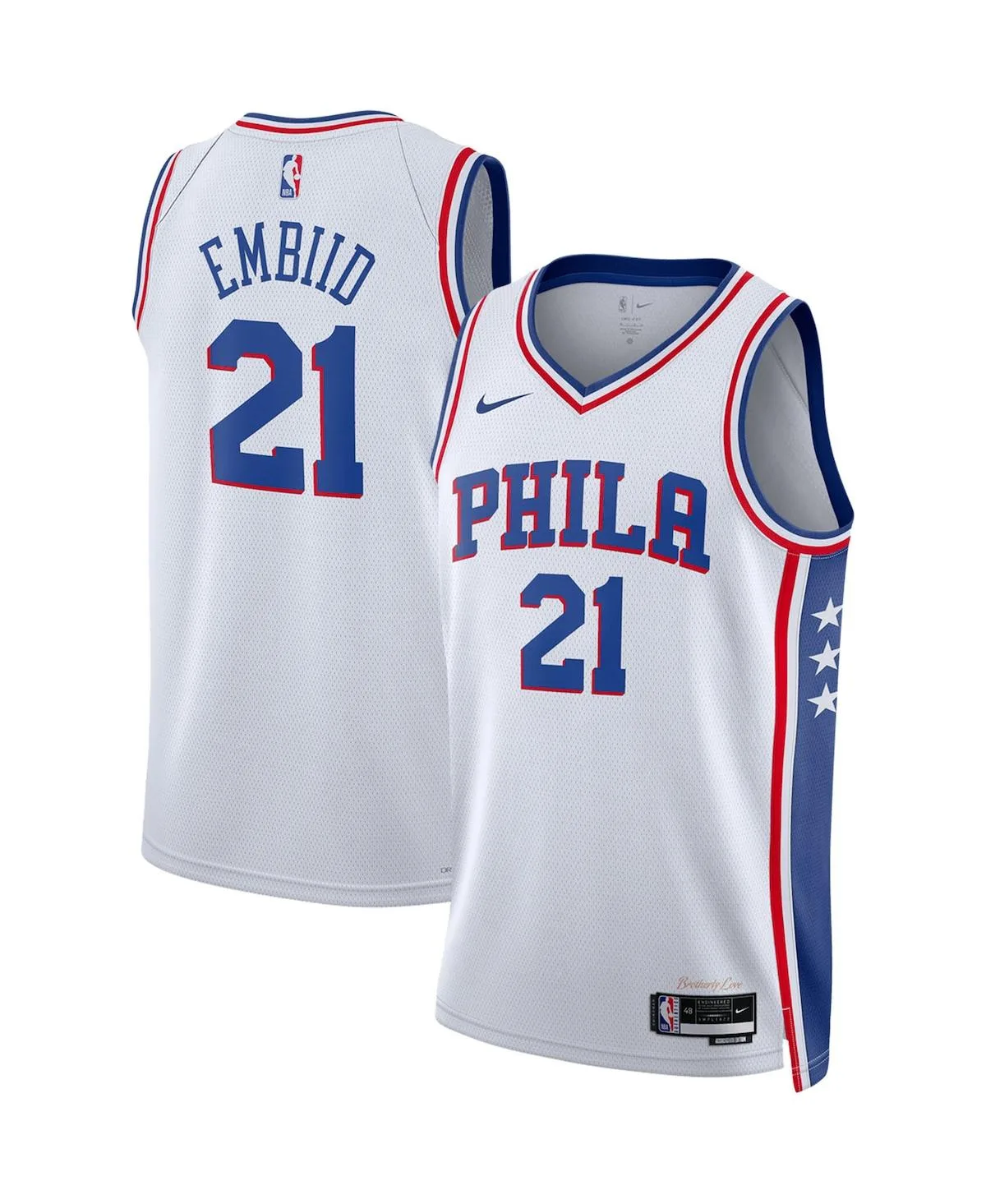 Nike Joel Embiid Philadelphia 76ers Swingman Jersey by Nike