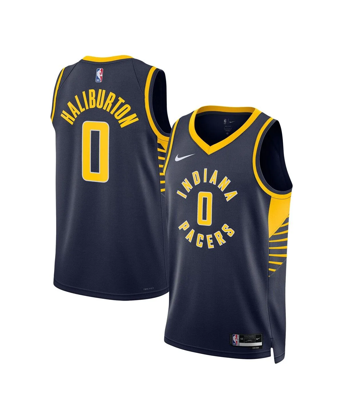 Nike Tyrese Haliburton Navy Indiana Pacers Swingman Jersey - Icon Edition by Nike