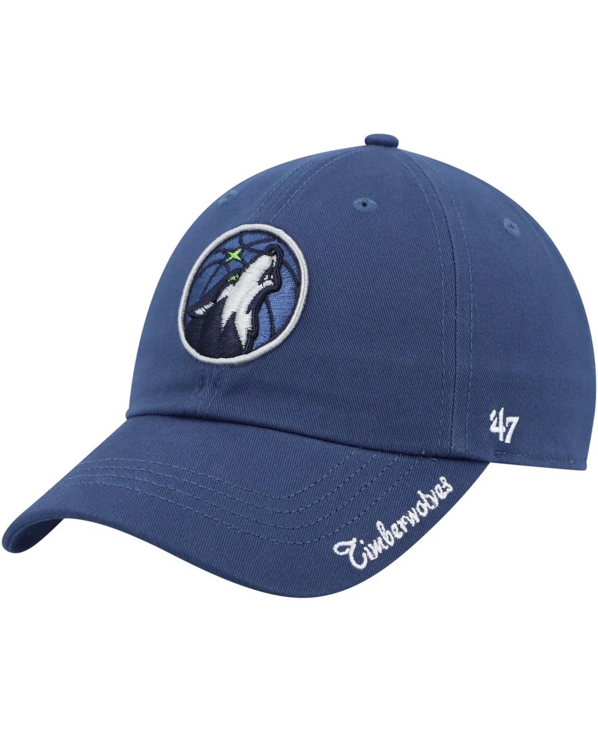 Minnesota Timberwolves Miata Clean Up Logo Adjustable Hat by '47 Brand