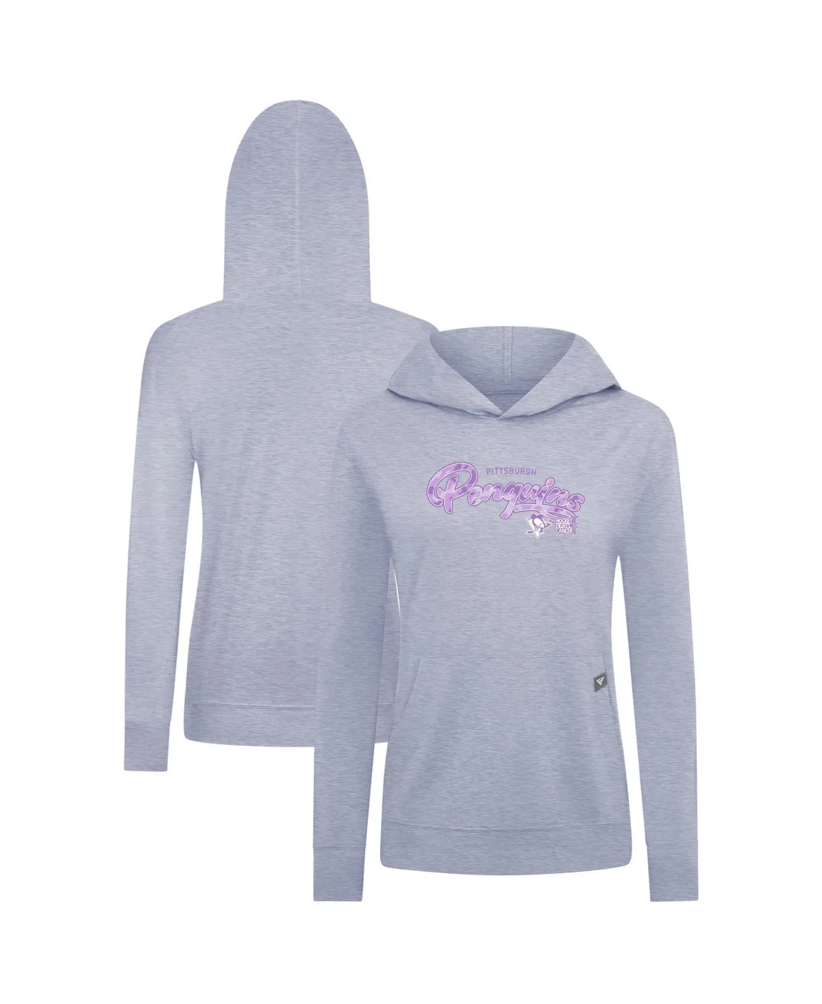 Pittsburgh Penguins Hockey Fights Cancer Relay Pullover Hoodie by Levelwear