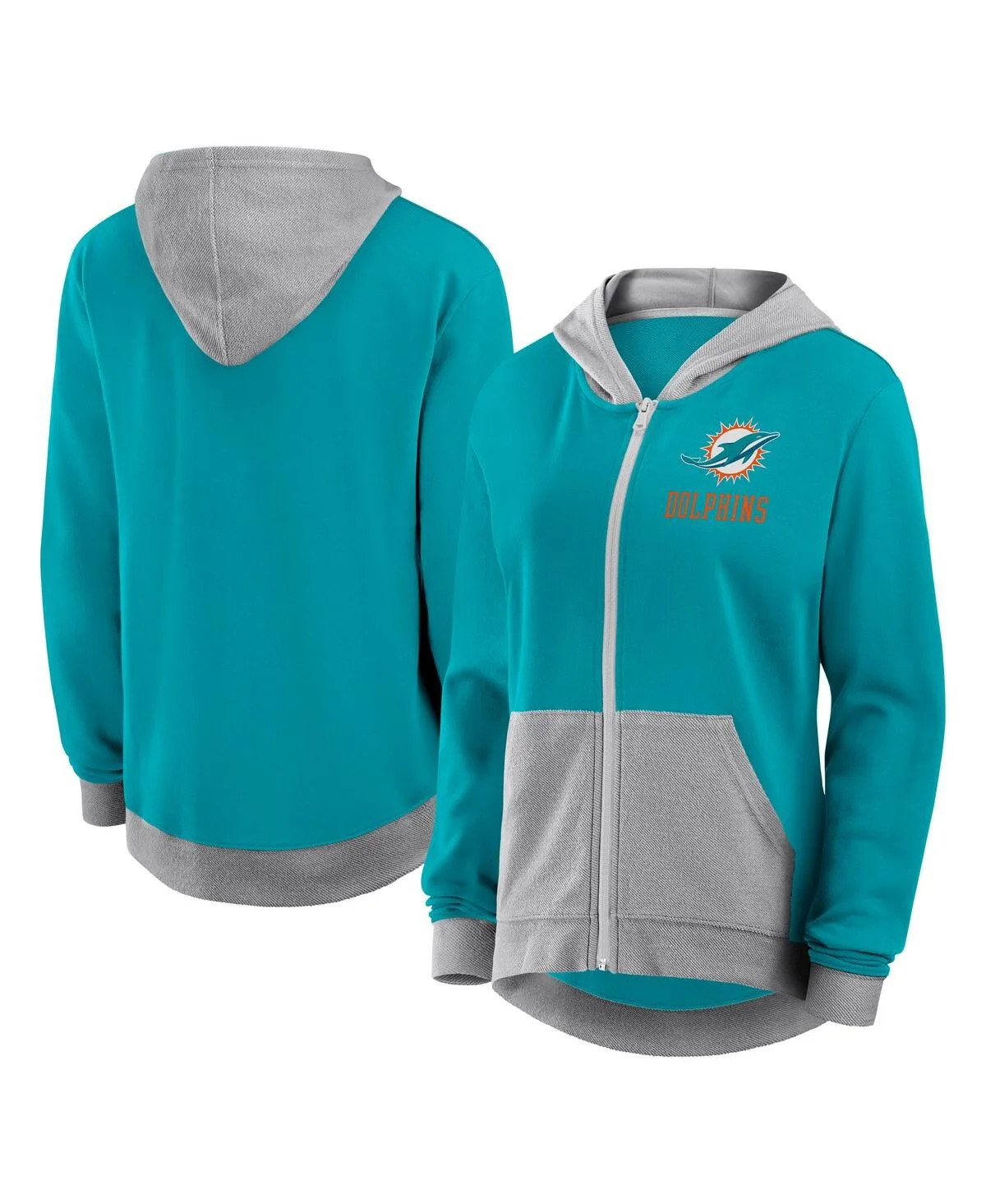 Miami Dolphins Hit It Full-Zip Hoodie by Fanatics
