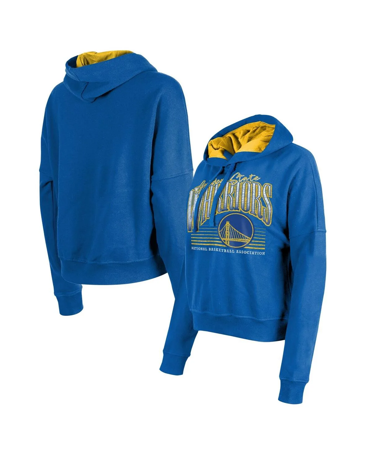 Golden State Warriors Boxy Pullover Hoodie by New Era
