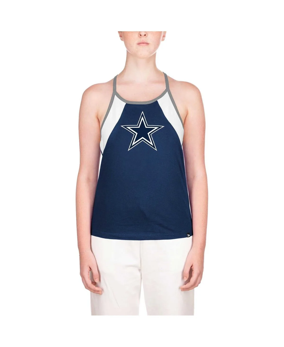 Dallas Cowboys Ribbed Racerback Tank Top by New Era