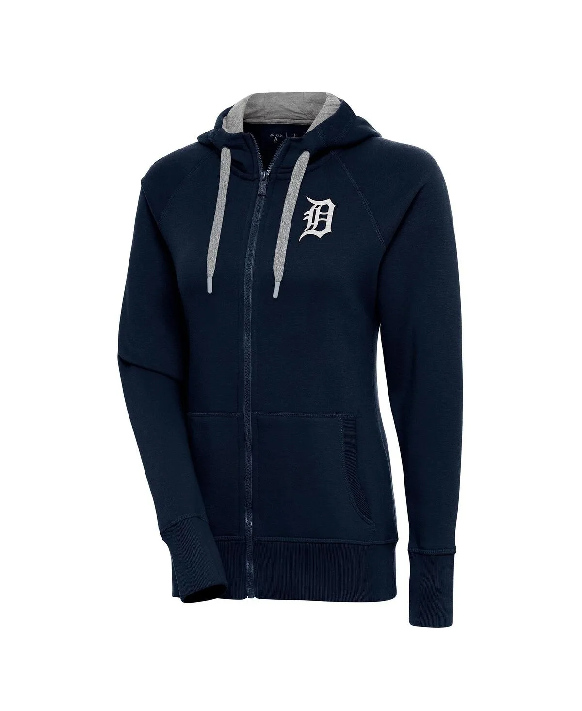 Detroit Tigers Brushed Metallic Victory Full-Zip Hoodie